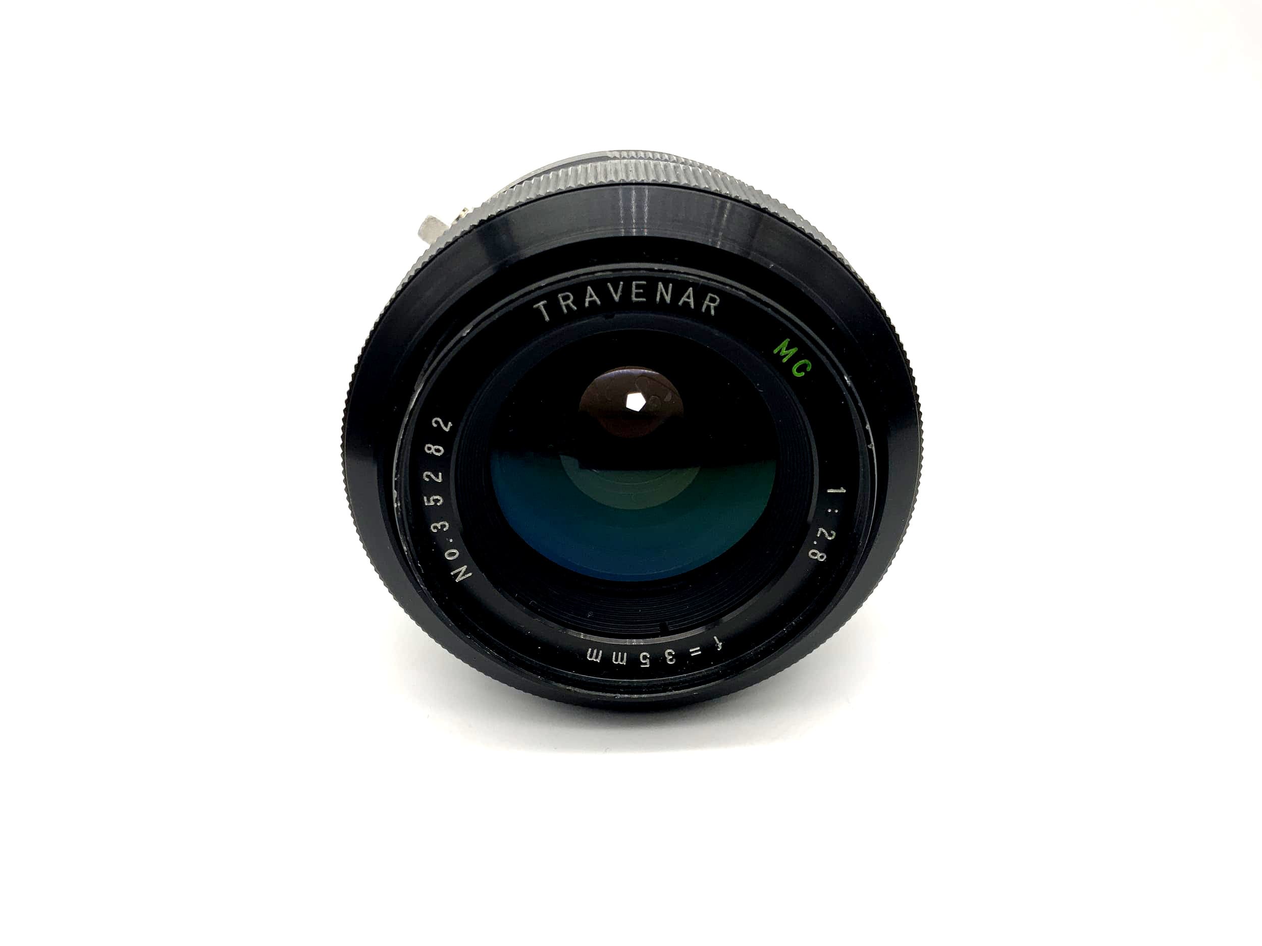 Travenar 35mm 1:2.8 Objektiv MC Multi Coated Kamera Lens (Minolta MD)