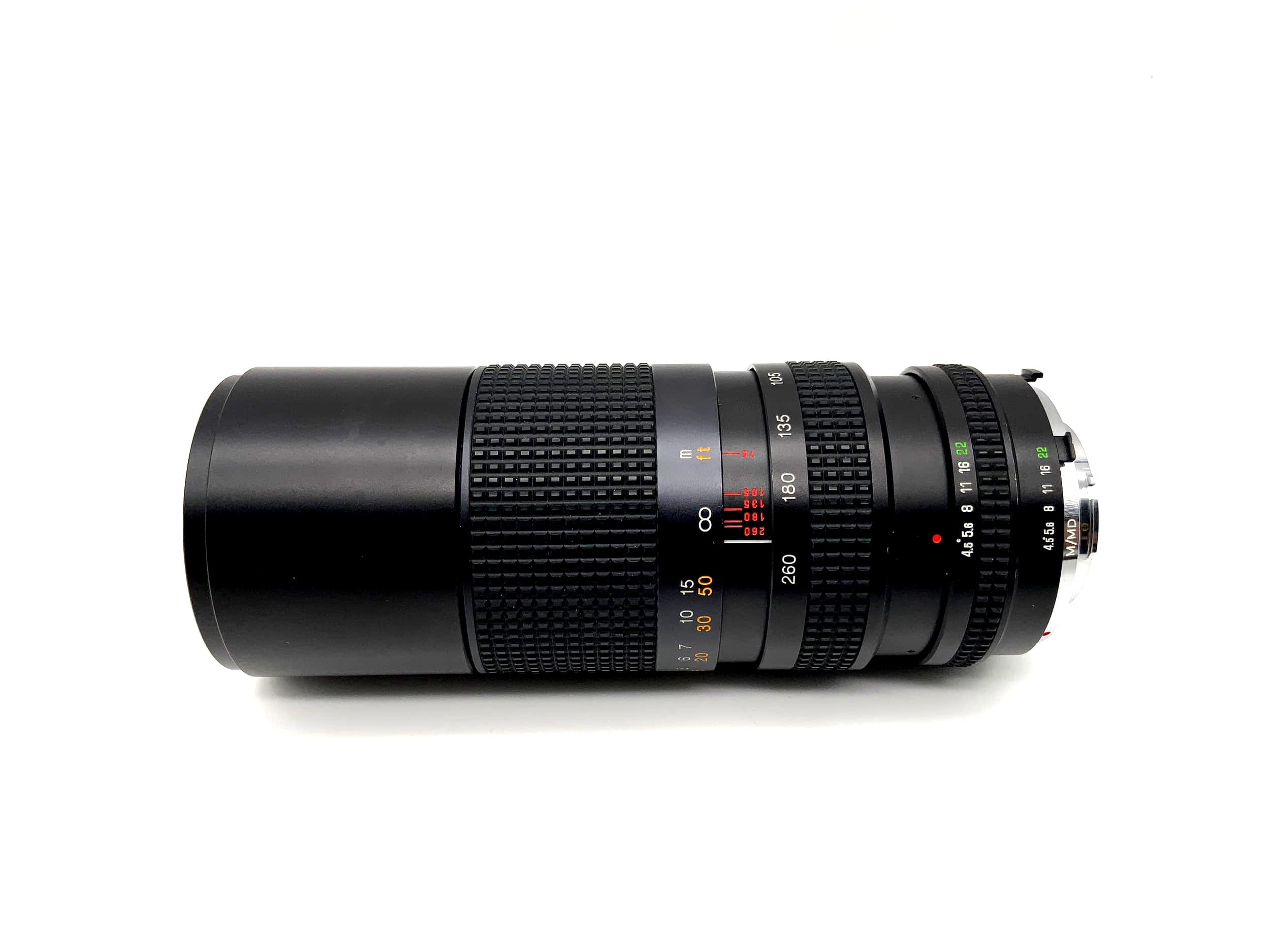 Tokina 75-260mm 1:4.5 Objektiv RMC Close Focus Kamera Camera Lens (Minolta MD)