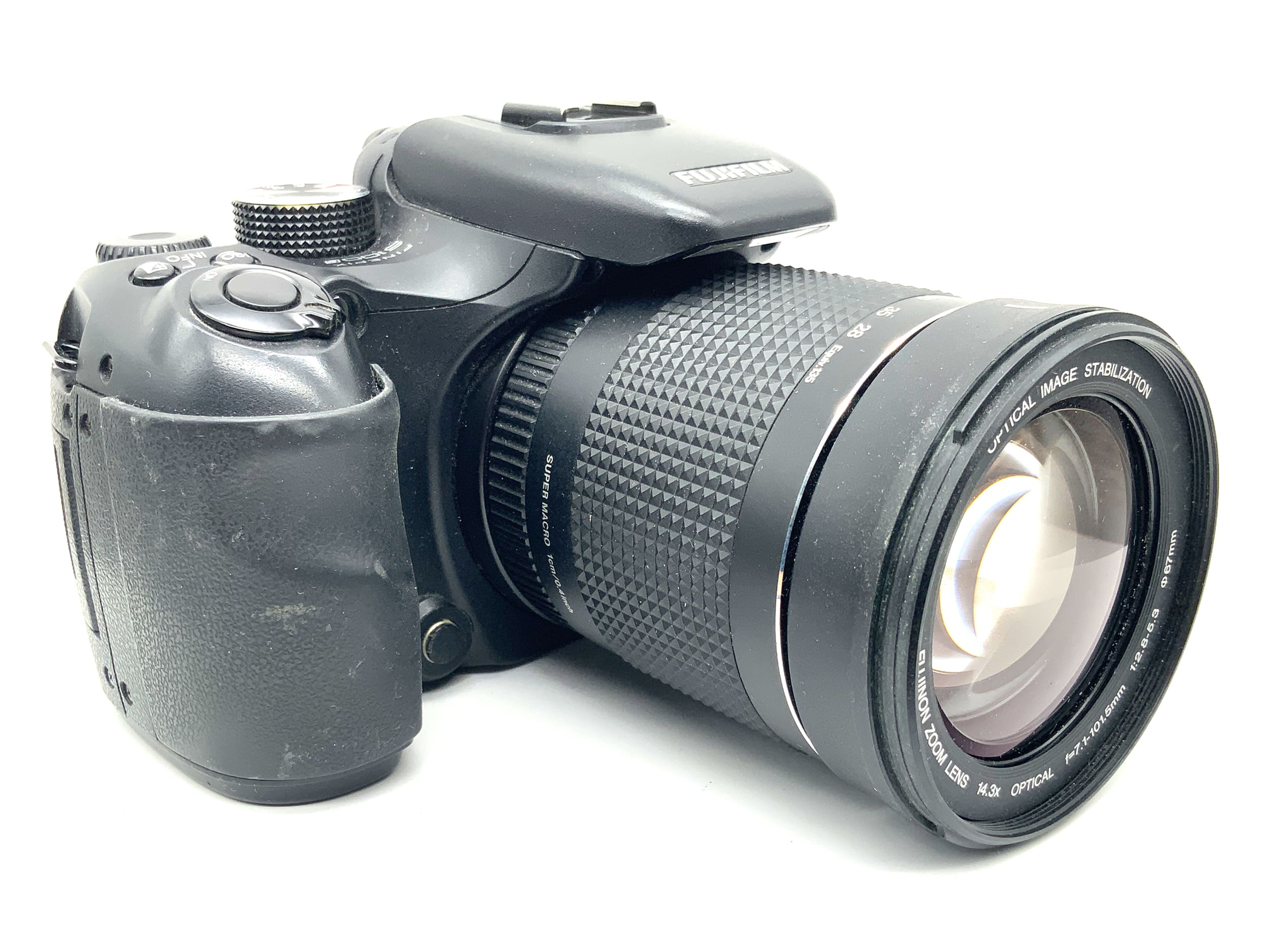 Fujifilm FinePix S100fs Bridgekamera mit 7.1-101.5mm 1:2.8-5.3 Digitalkamera