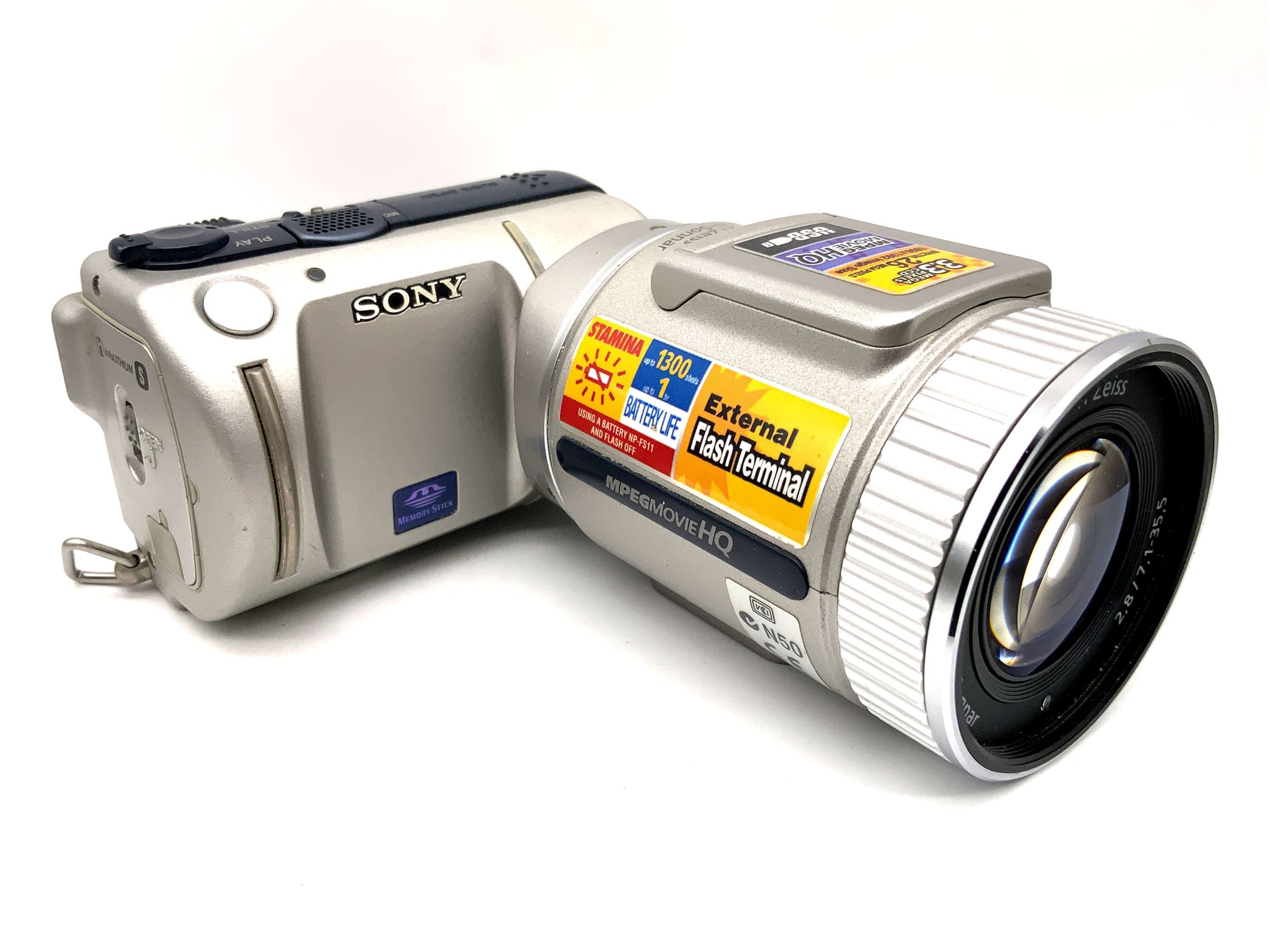 Sony CyberShot DSC-F505V Bridgekamera mit Carl Zeiss Vario-Sonnar Digitalkamera