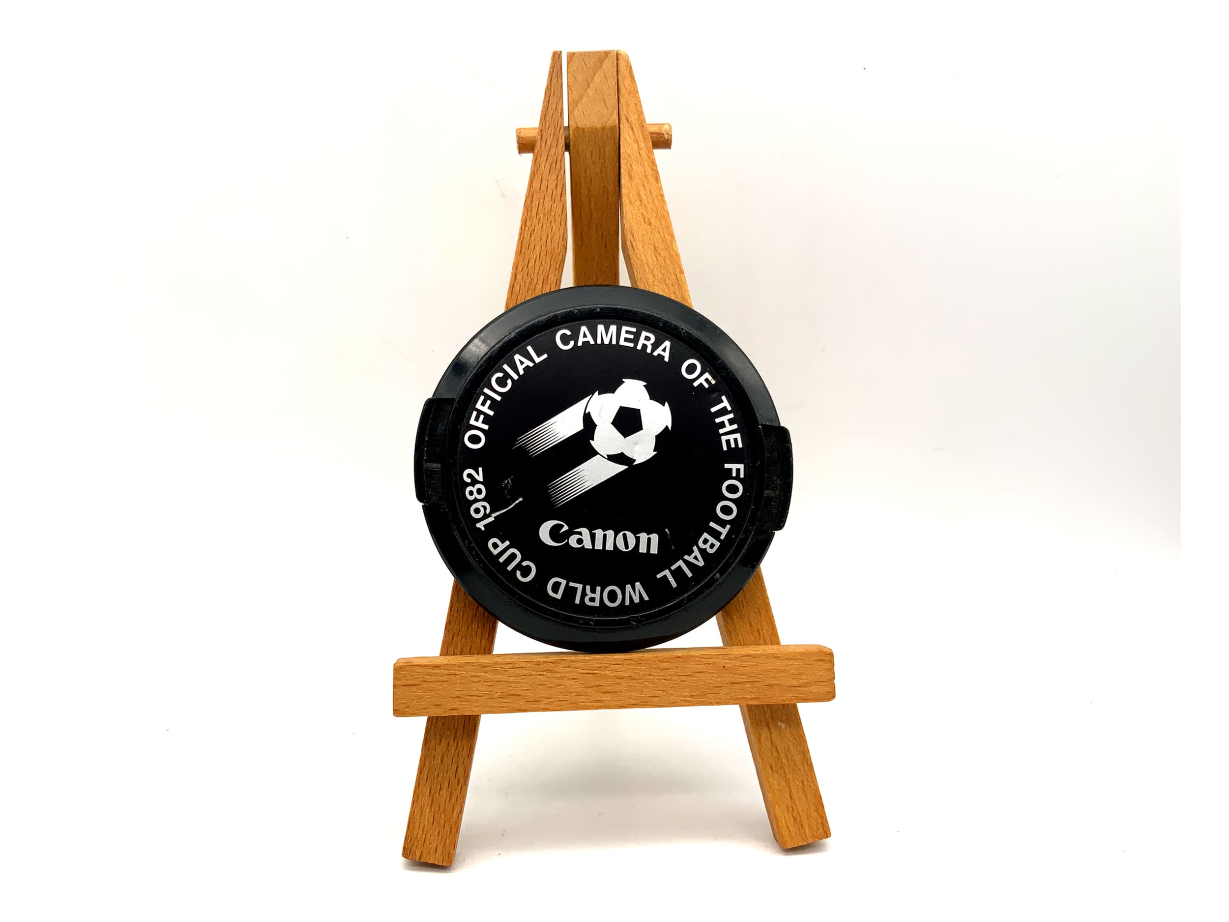 Canon C-52mm Objektivfrontdeckel Football World Cup 1982 WM lens cap (52mm)