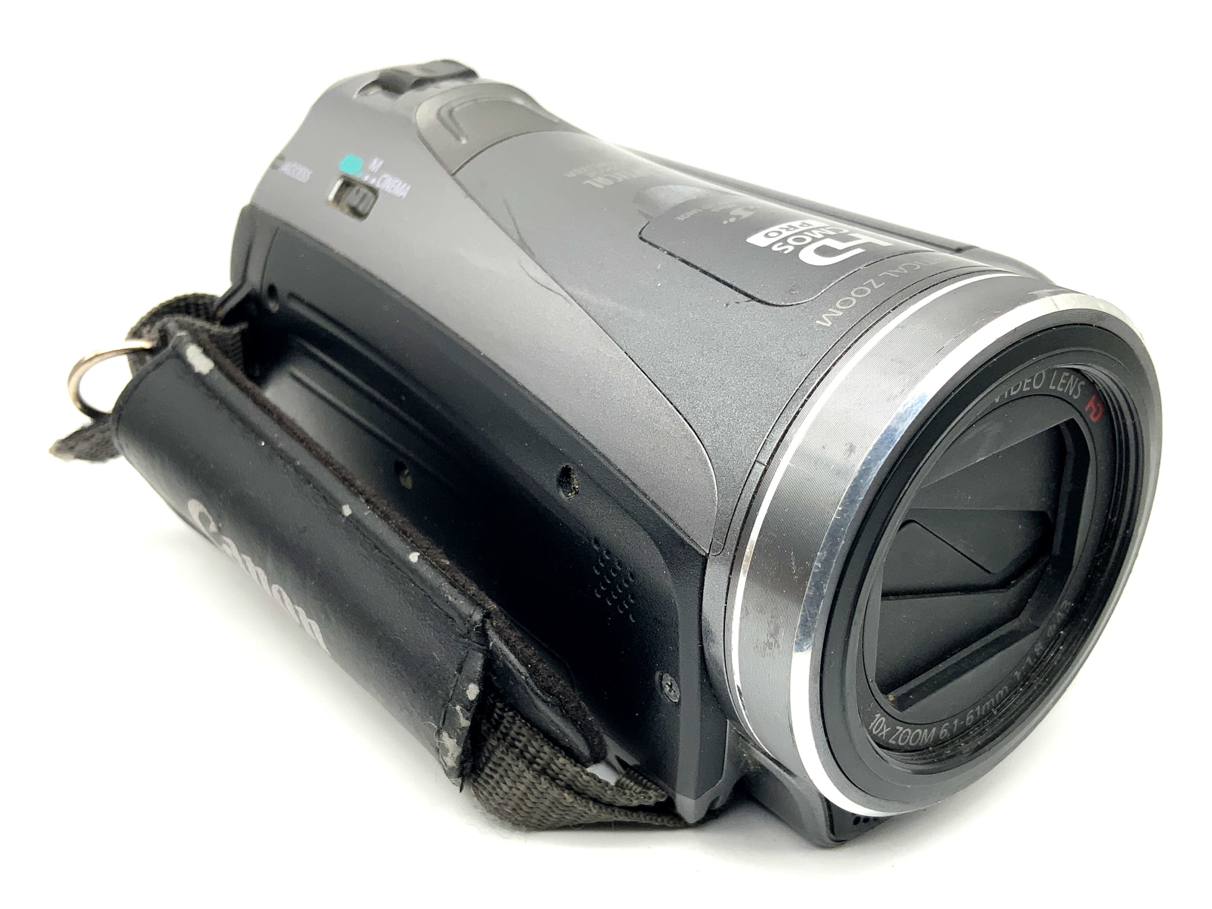 Canon Legria HF M406 Camcorder mit 6.1-61mm 1:1.8 Videokamera mit Akku