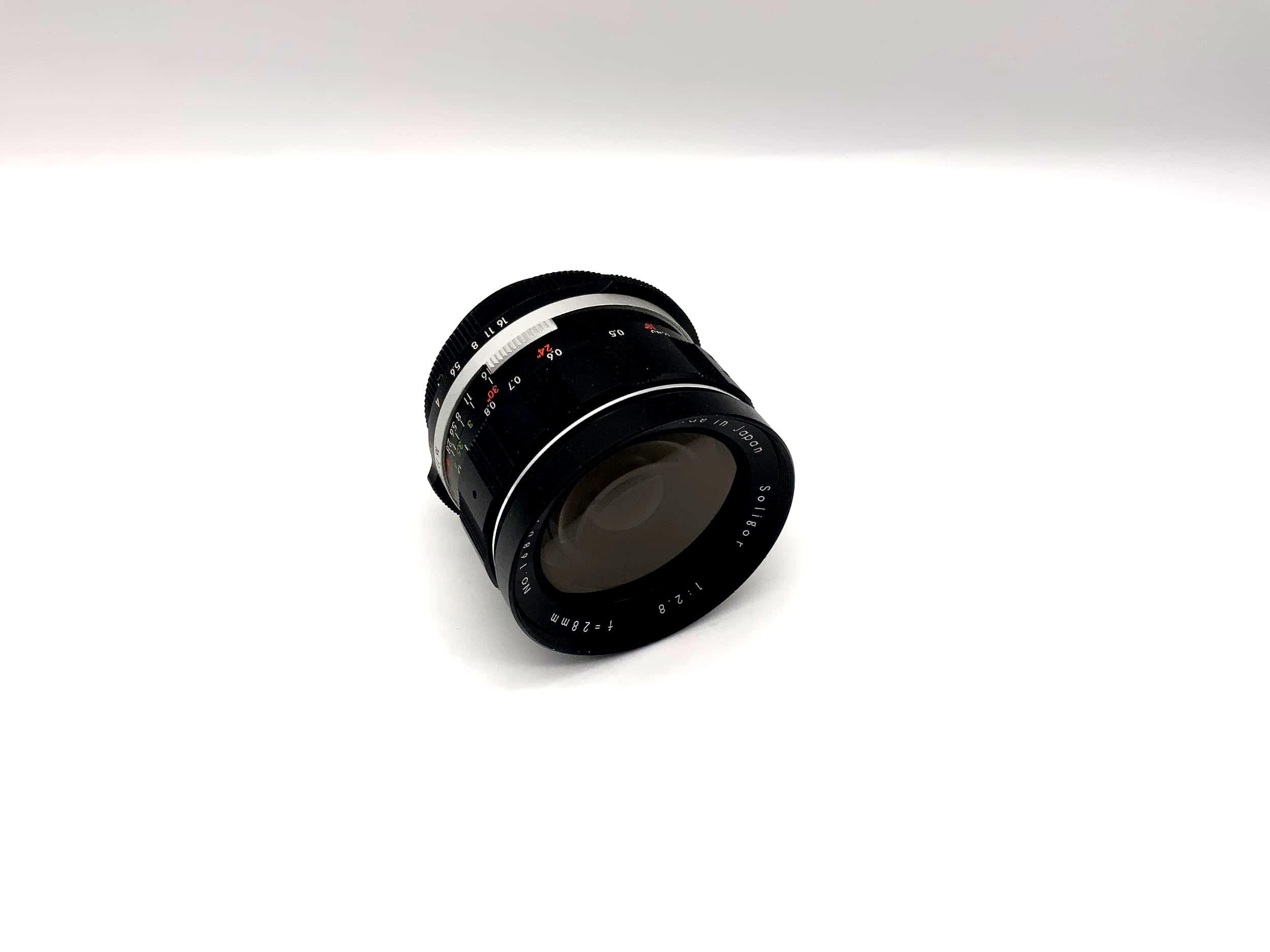 Soligor 28mm 1:2.8 Objektiv Kamera Camera Lens Miranda (M44)