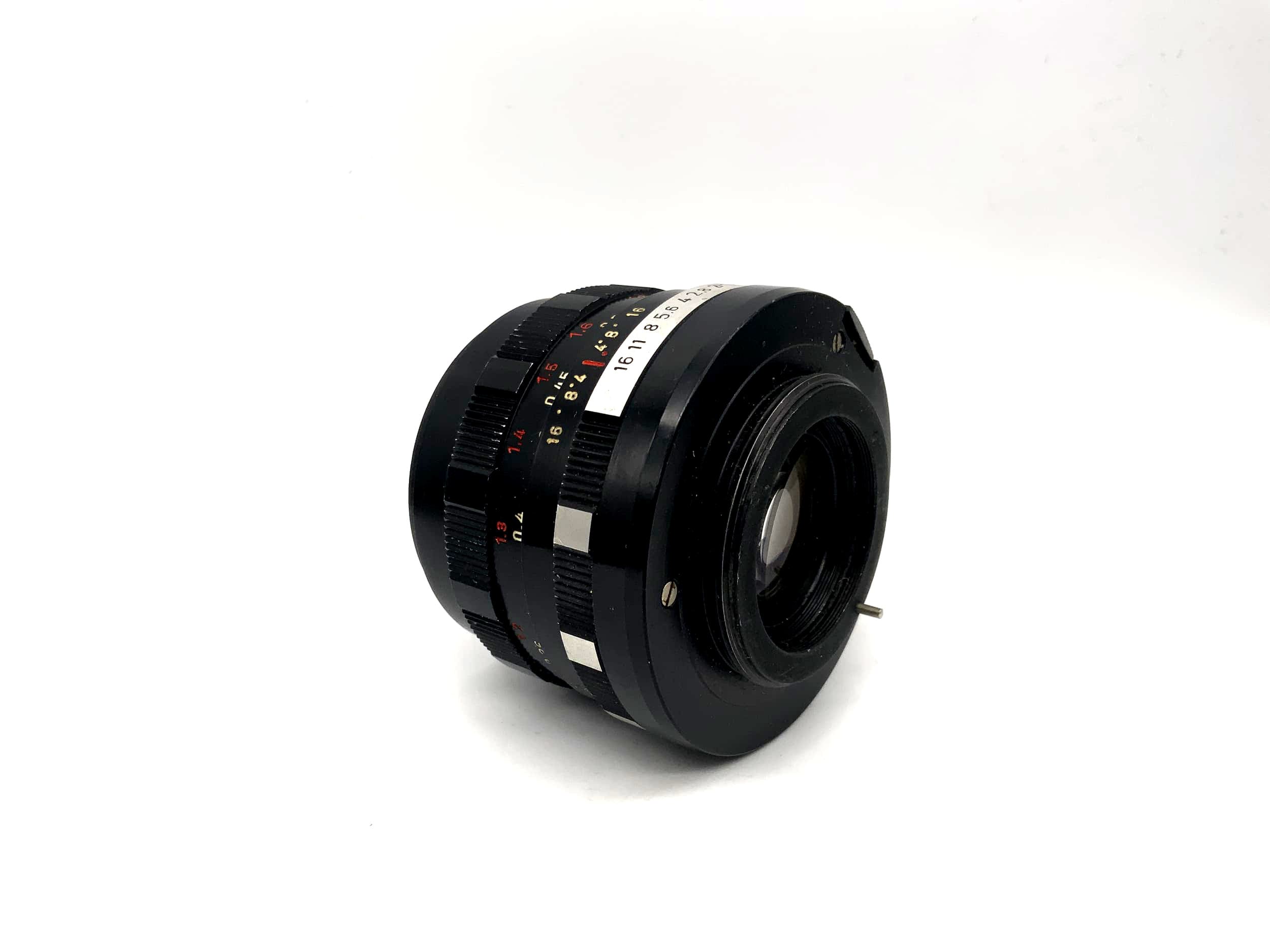 Pentacon 50mm 1:1.8 Objektiv auto Kamera Lens (M42) Blende!