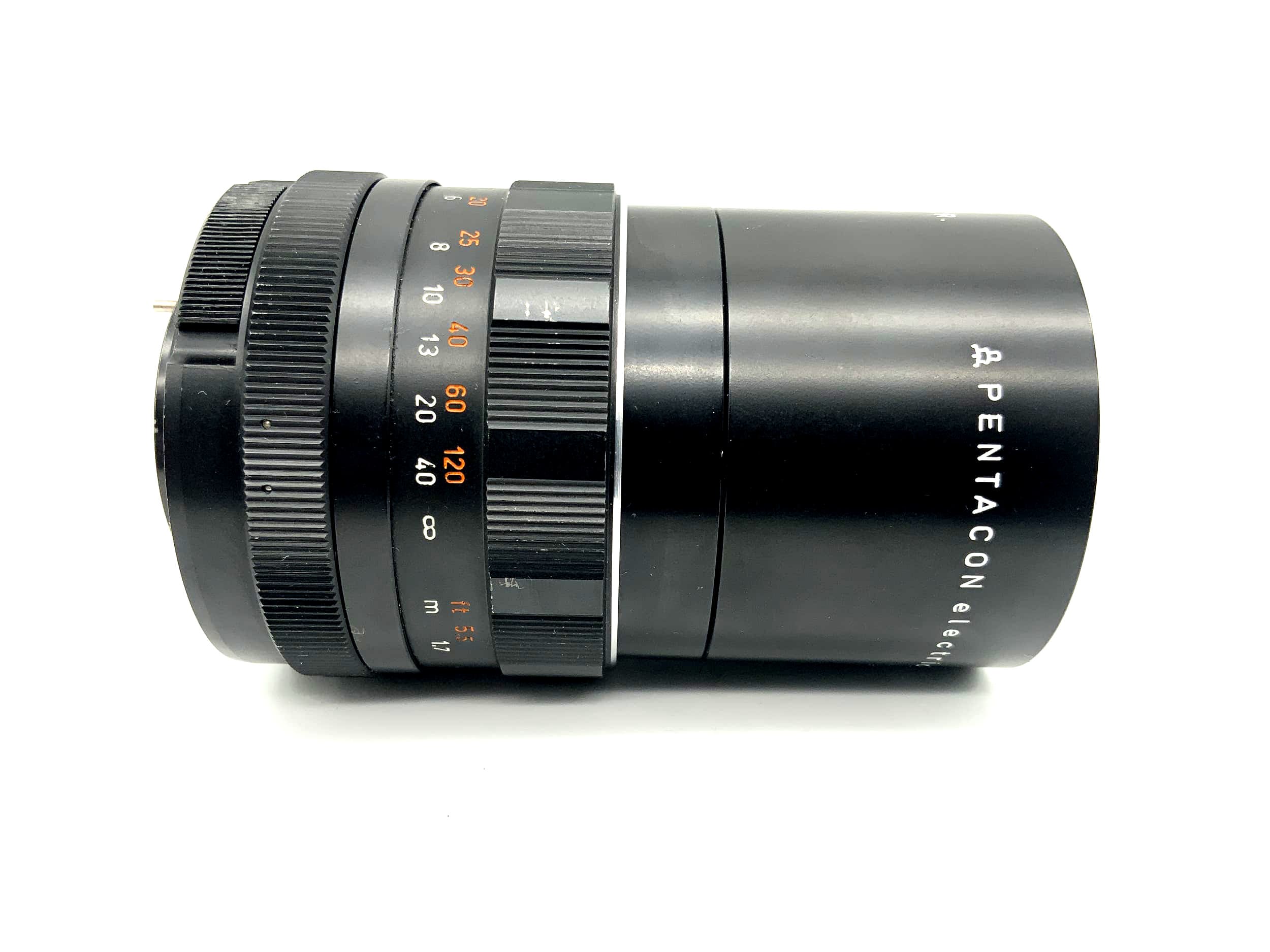 Pentacon 135mm 1:2.8 Objektiv electric Kamera Lens (M42) Nebel!