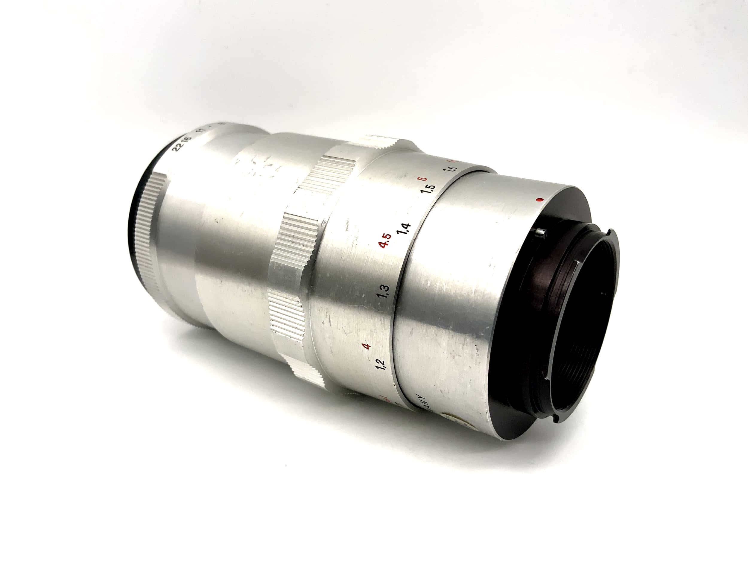 Carl Zeiss 135mm 1:4 Objektiv Sonnar Kamera Lens (Exa) Nebel!