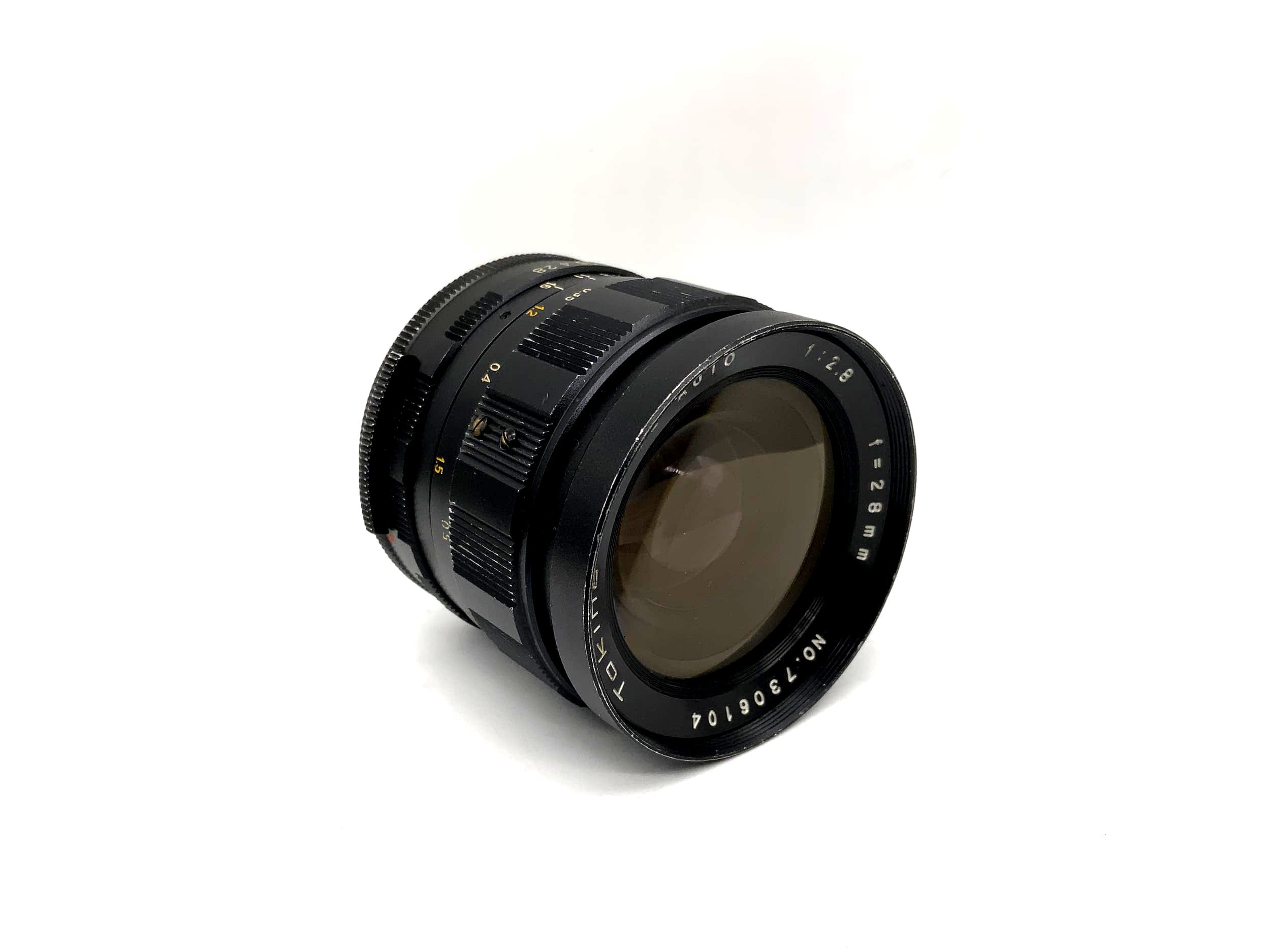 Tokina 28mm 1:2.8 Objektiv Wide-Auto Kamera Camera Lens (M42)