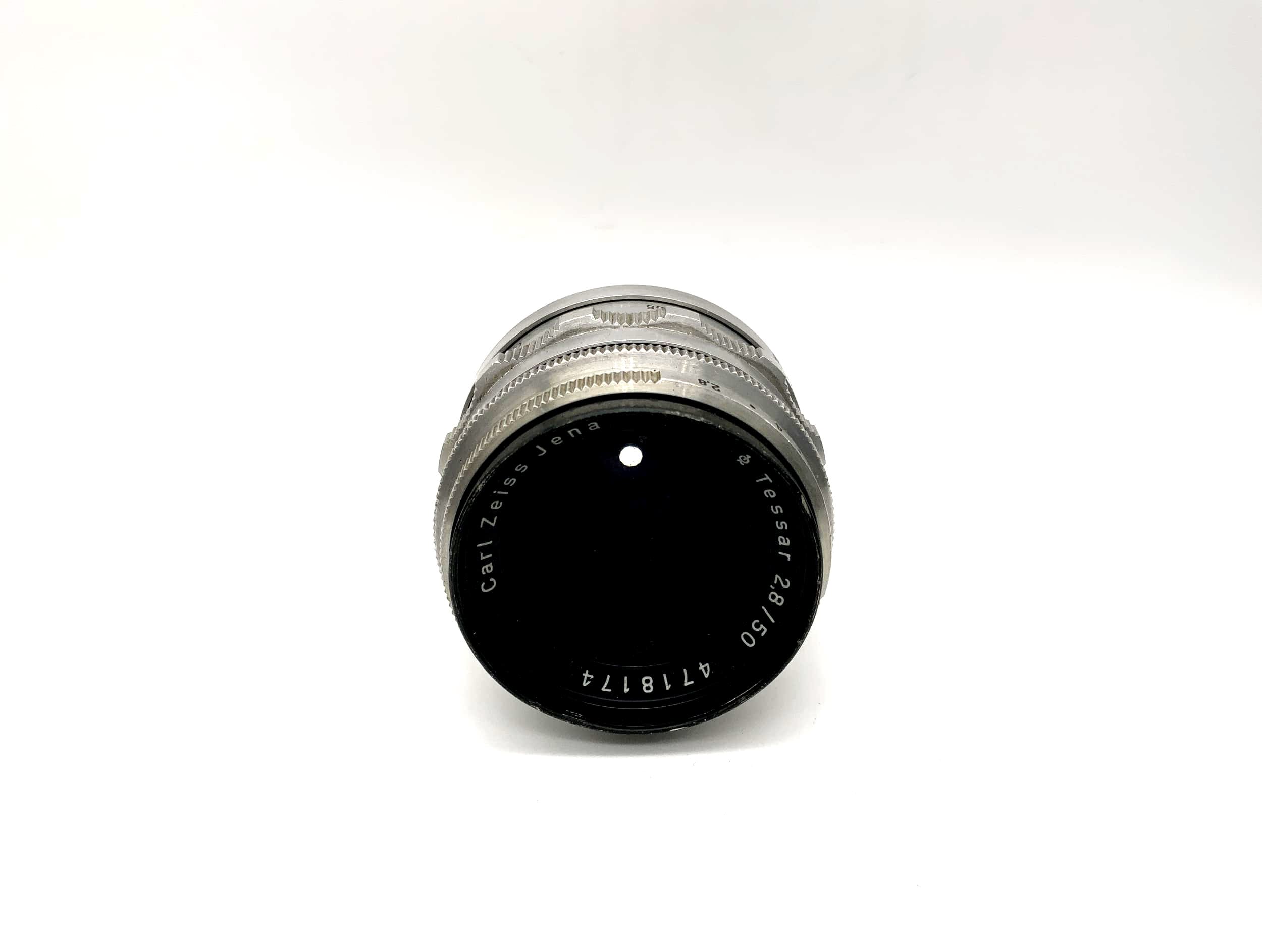 Carl Zeiss 50mm 1:2.8 Objektiv Q1 compact Tessar 12 Blades Camera Lens (M42)