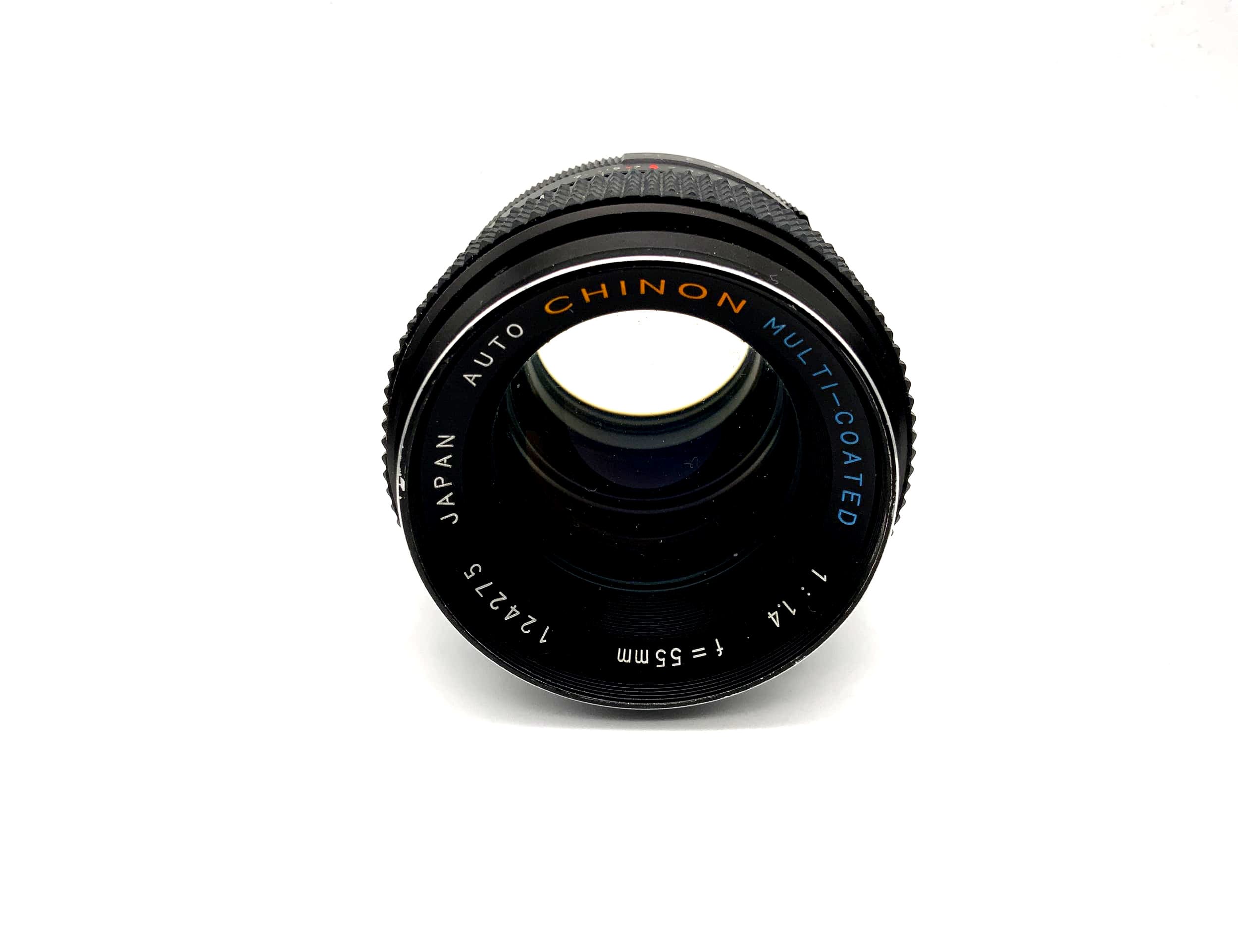 Tomioka 55mm 1:1.4 Objektiv Chinon Auto Multi-Coated Bokeh Kamera Lens (M42)