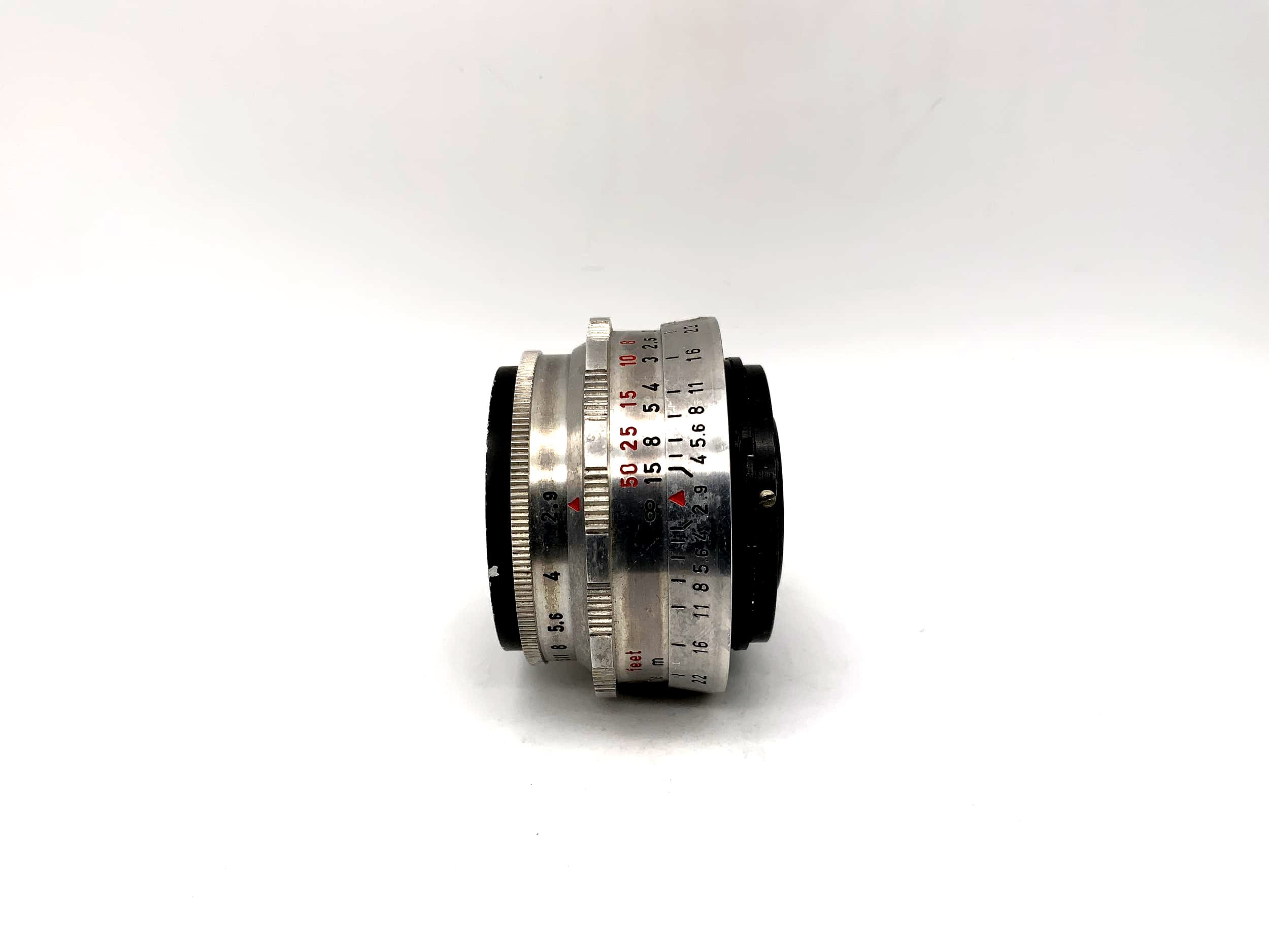 Meyer Optik Görlitz 50mm 1:2.9 Objektiv Trioplan red V 12 Blades Lens (Altix)