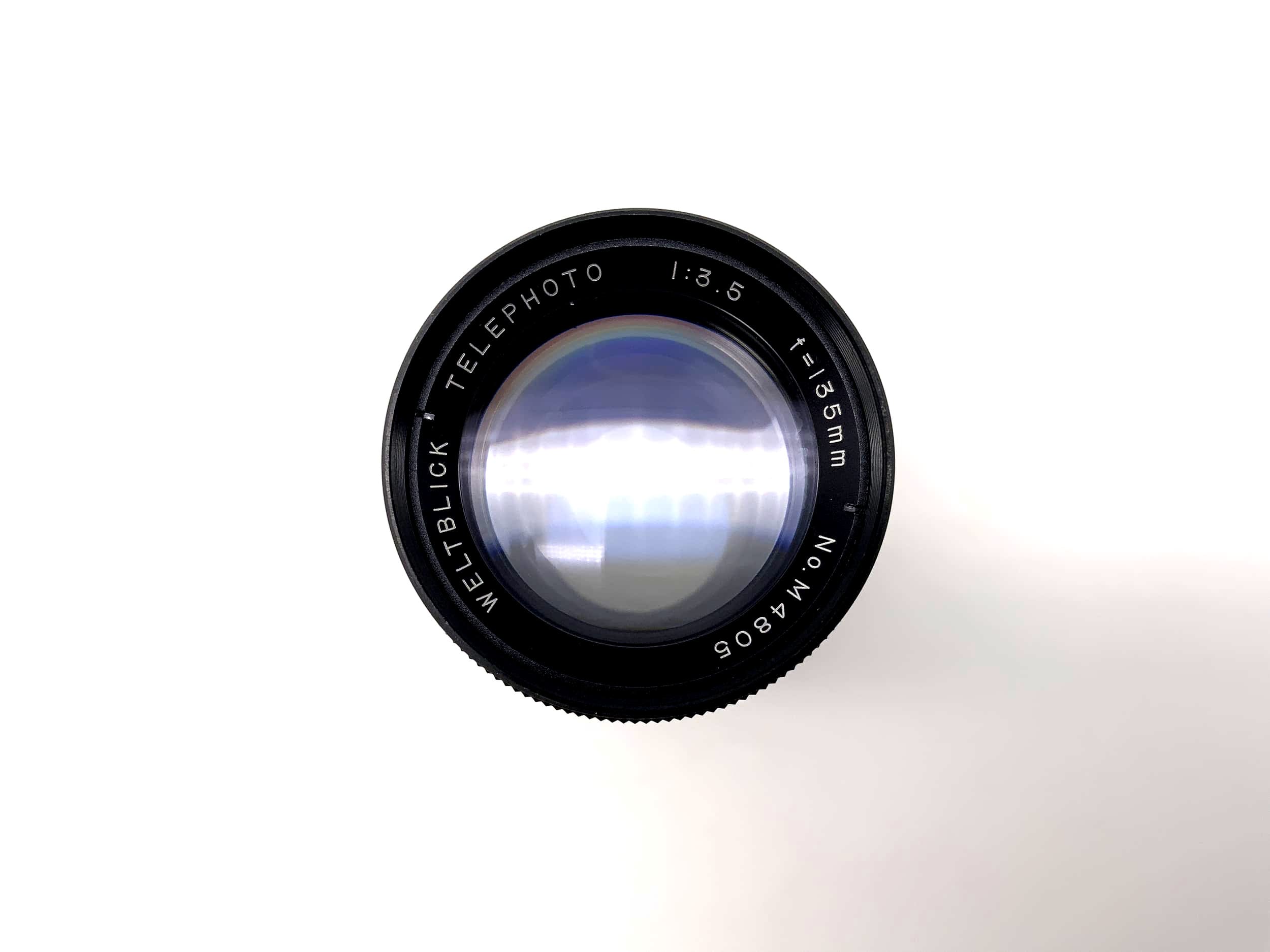 Weltblick 135mm 1:3.5 Objektiv Telephoto Kamera Camera Lens (M42)