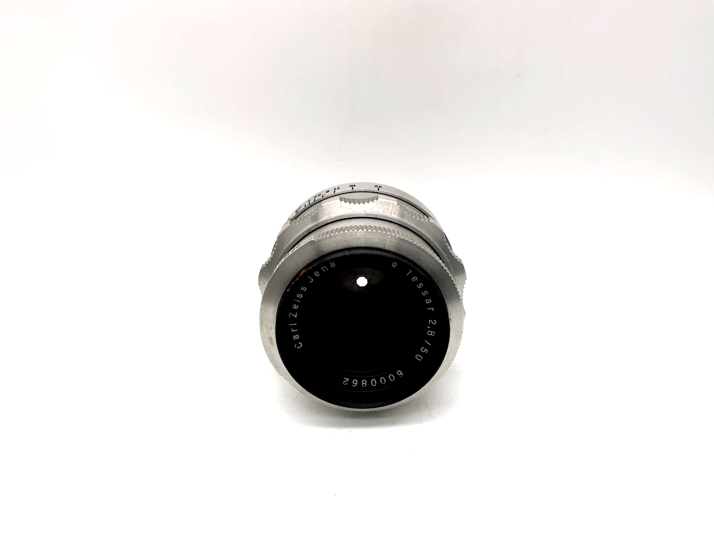 Carl Zeiss 50mm 1:2.8 Objektiv Tessar 8 Blades Kamera Camera Lens (Altix)