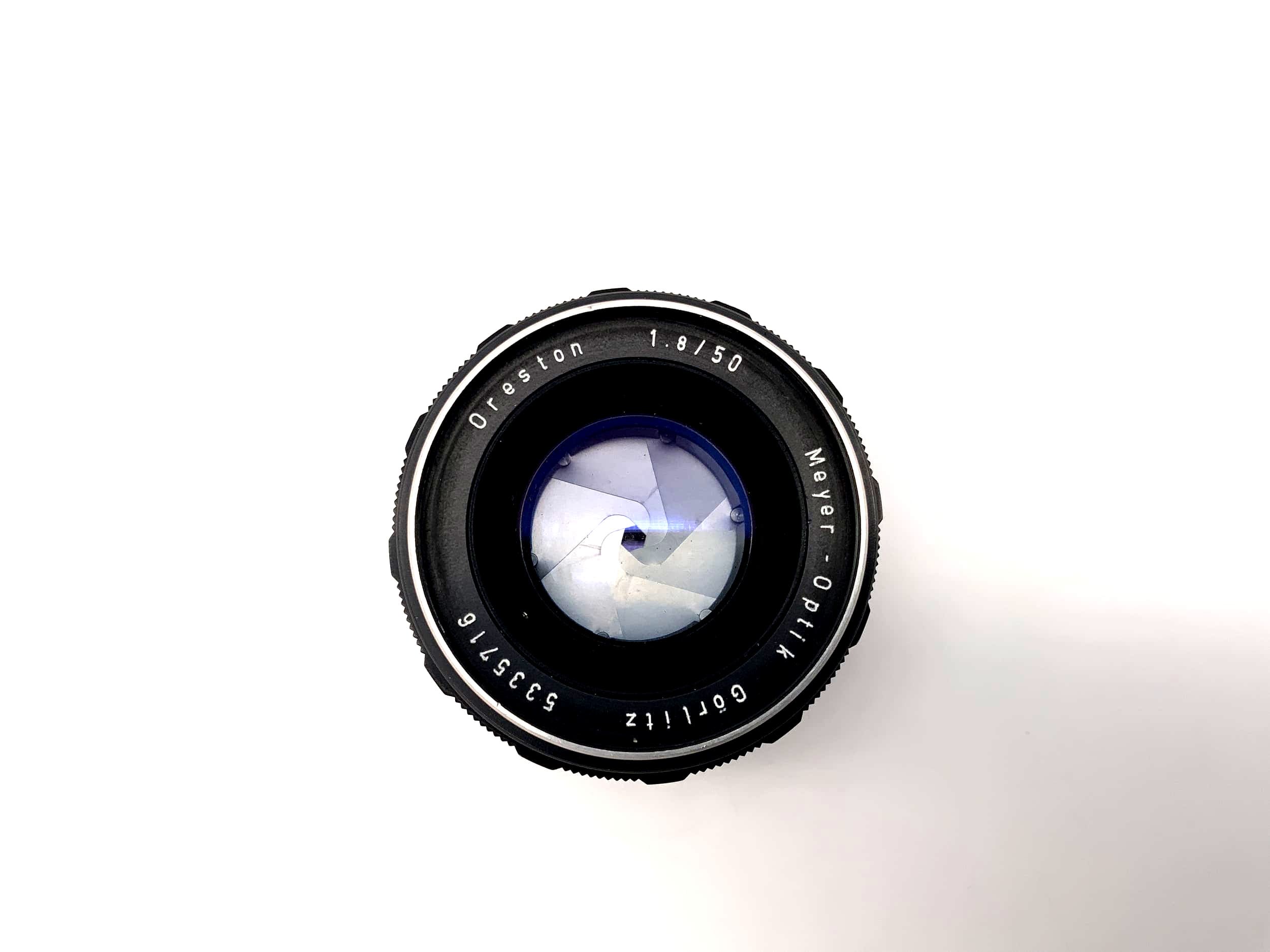 Meyer Optik Görlitz 50mm 1:1,8 Objektiv Oreston Kamera Camera Lens (M42)