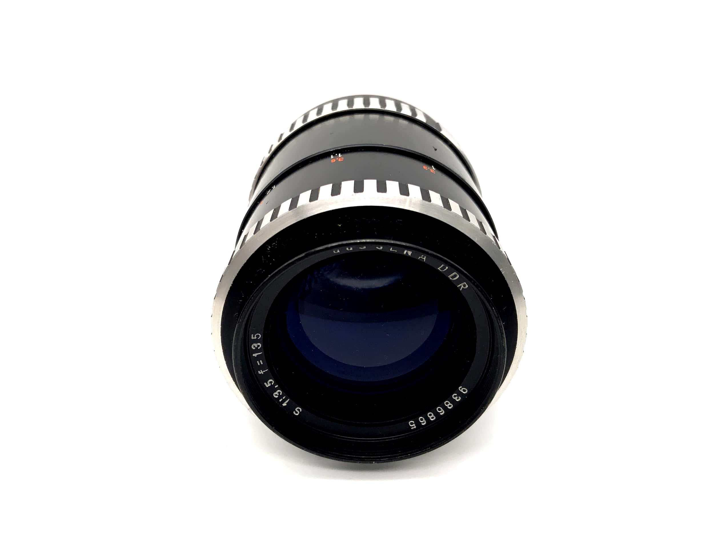 Carl Zeiss 135mm 1:3.5 Objektiv Sonnar aus Jena Zebra Kamera Camera Lens (M42)