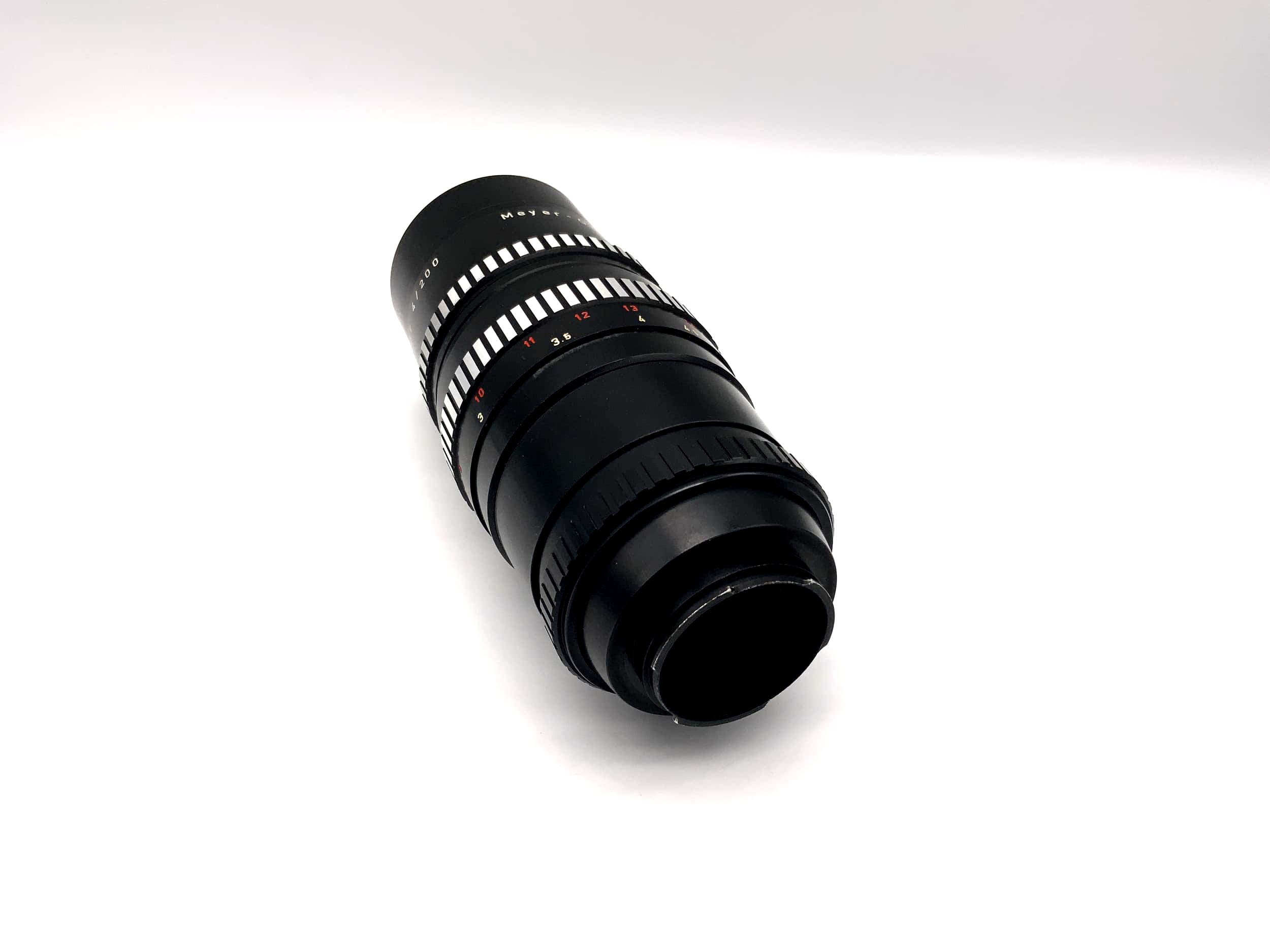 Meyer Optik Görlitz 200mm 1:4 Objektiv Orestegor 15 Blades Camera Lens (Exa)