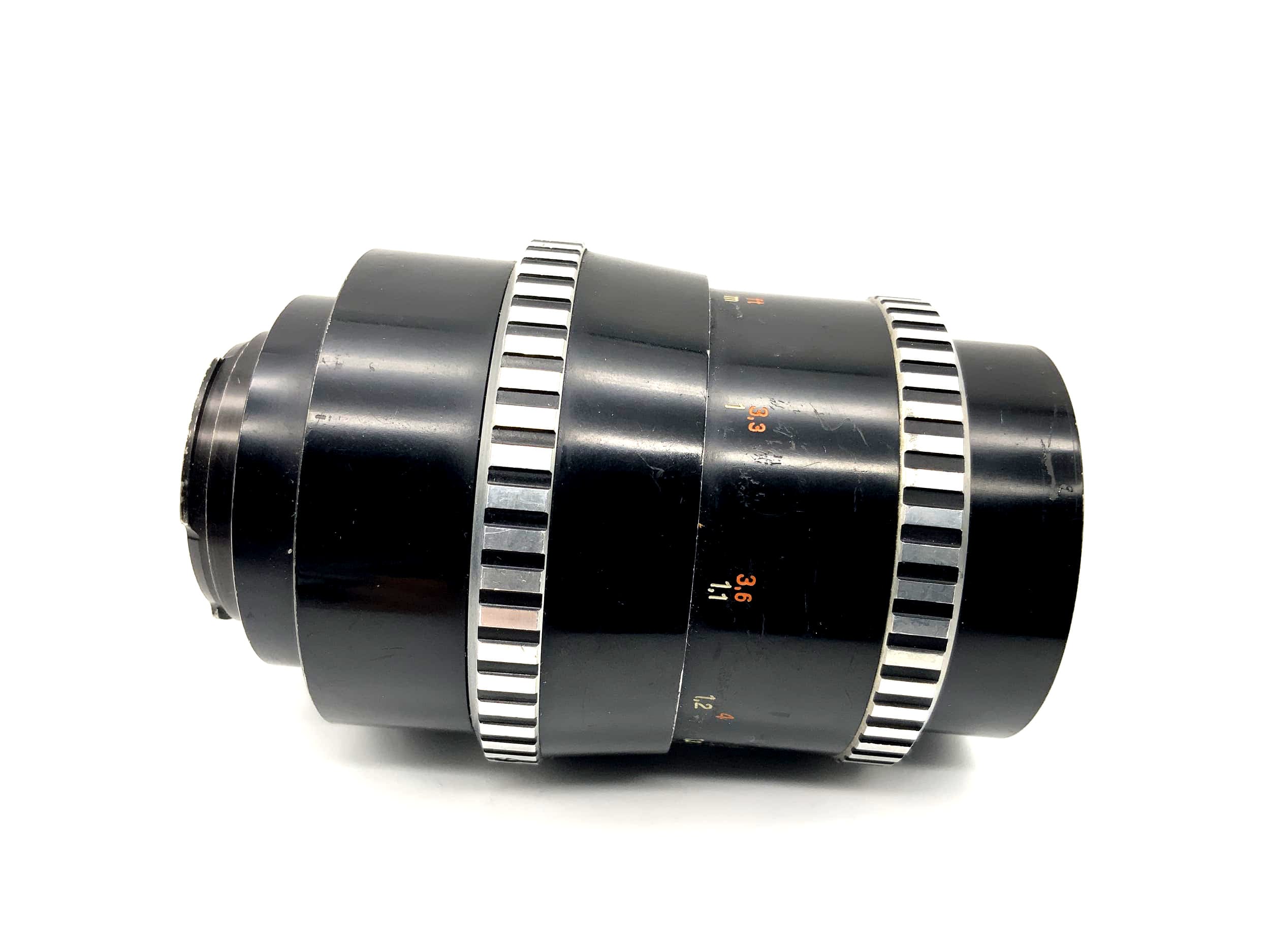 Carl Zeiss 135mm 1:4 Objektiv Sonnar Zebra Kamera Camera Lens (Exa)