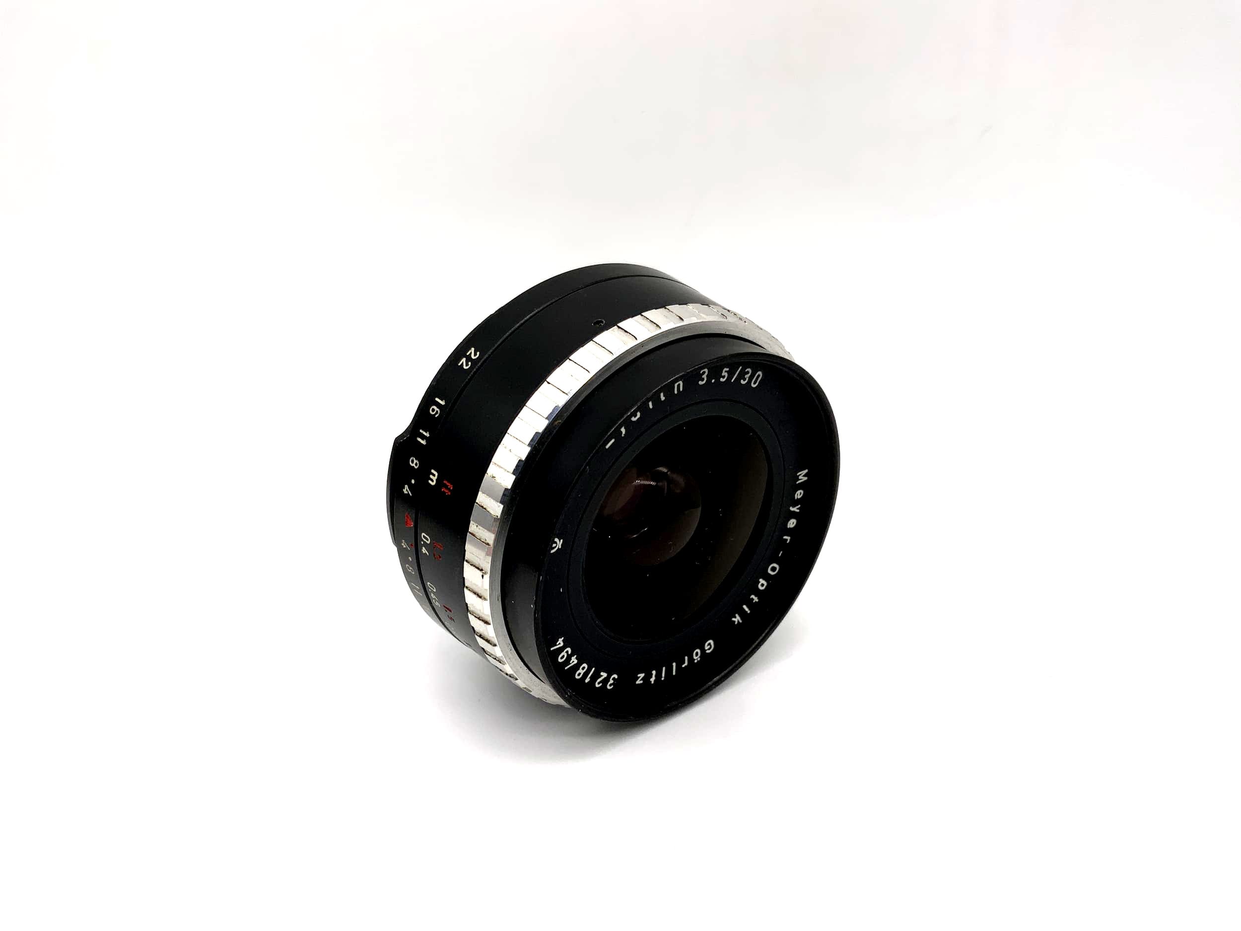Meyer Optik Görlitz 30mm 1:3.5 Objektiv Lydith Kamera Camera Lens (Pentina)