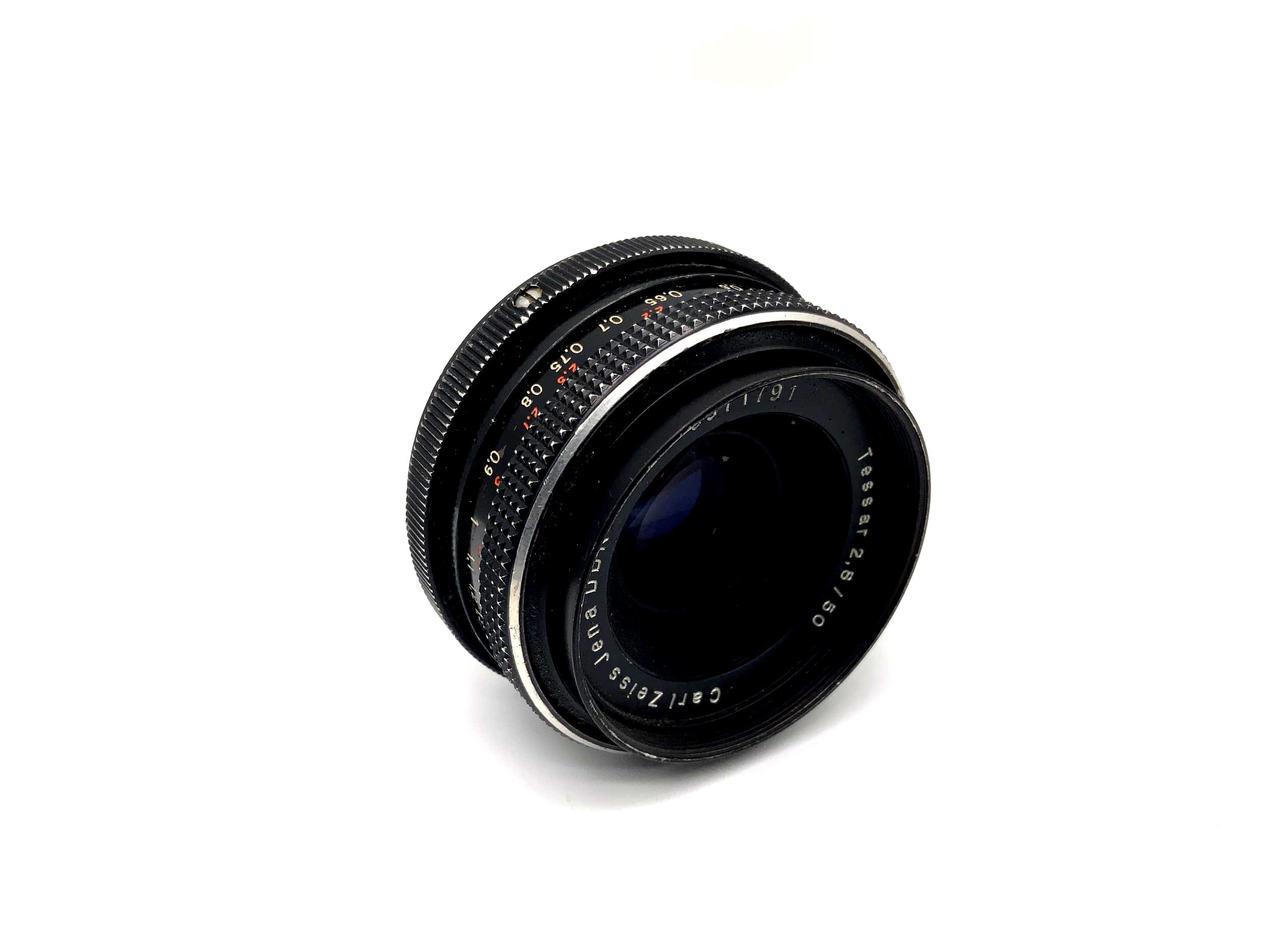 Carl Zeiss 50mm 1:2.8 Objektiv Tessar Kamera Camera Lens (Exa)