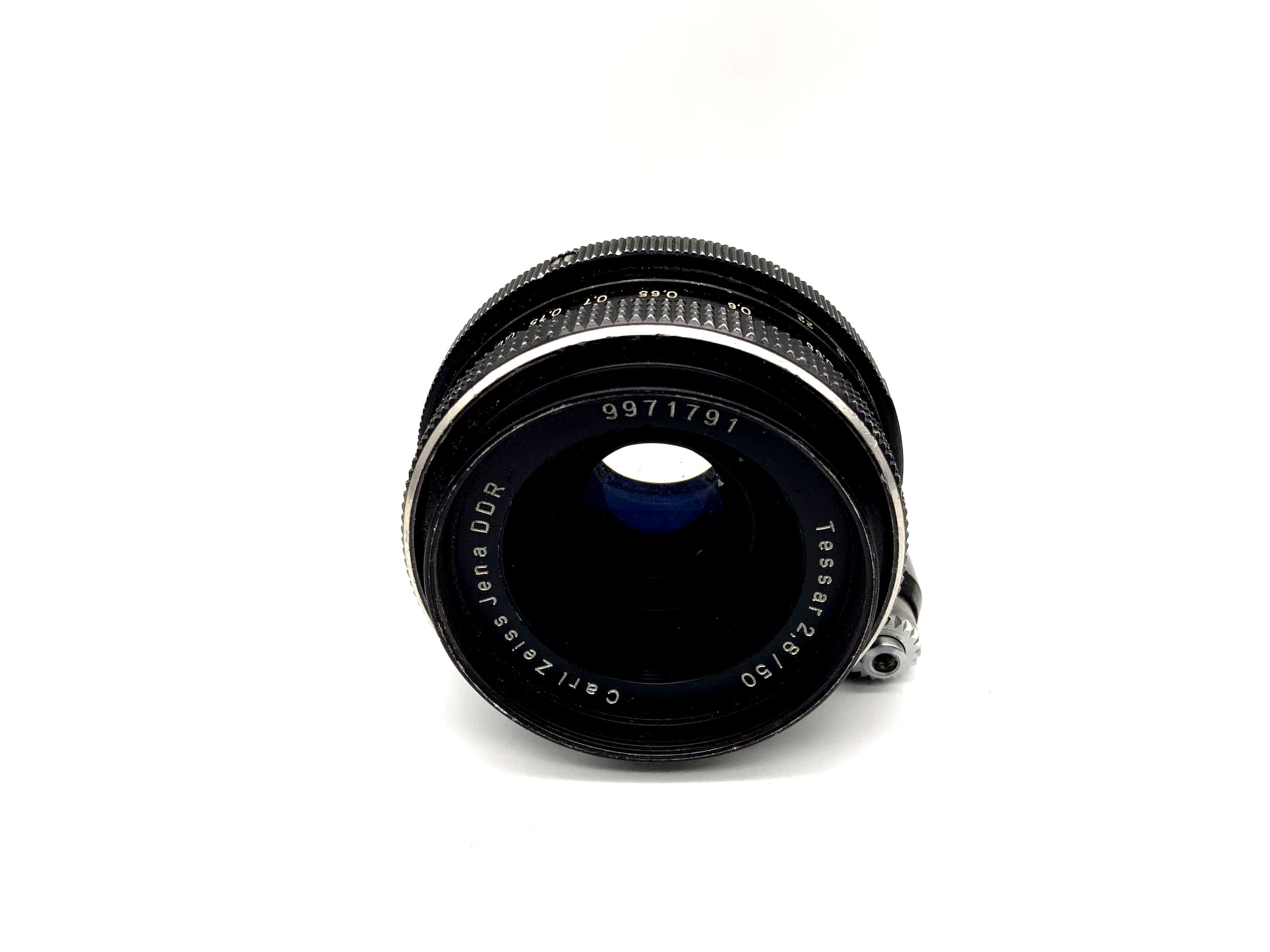 Carl Zeiss 50mm 1:2.8 Objektiv Tessar Kamera Camera Lens (Exa)
