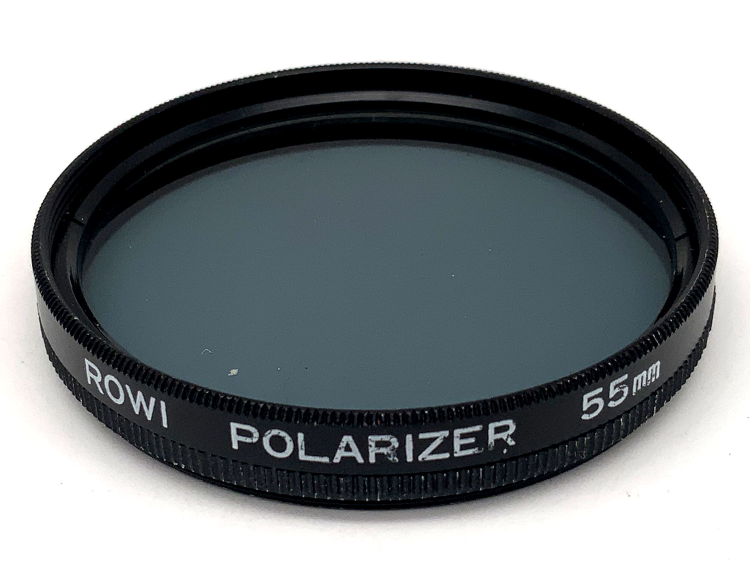 Rowi Polfilter Polarizer Filter 55mm Kreisförmig Filtergewinde
