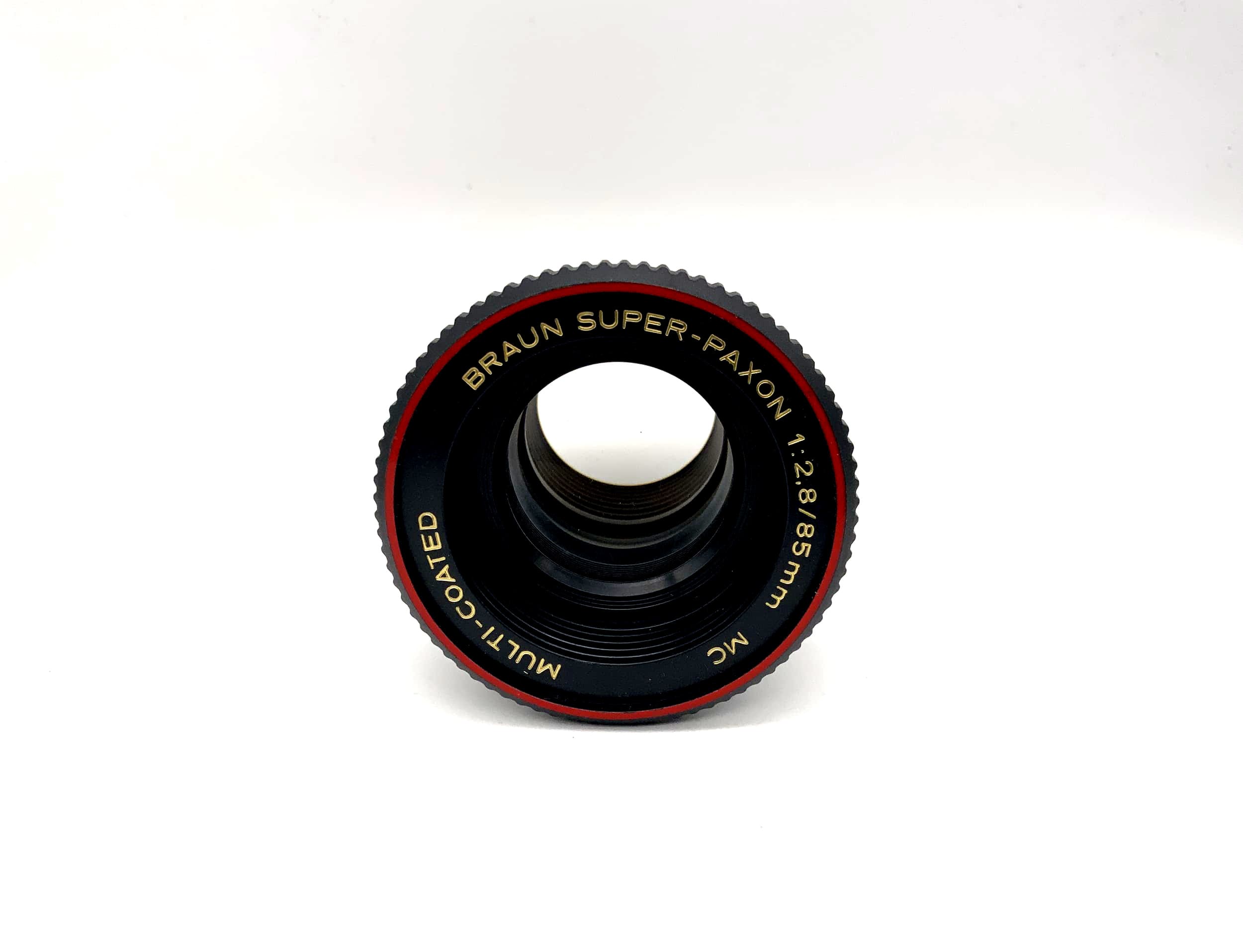 Braun 85mm 1:2.8 Projektorlinse Super-Paxon MC Lens Linse (Schneckengewinde)