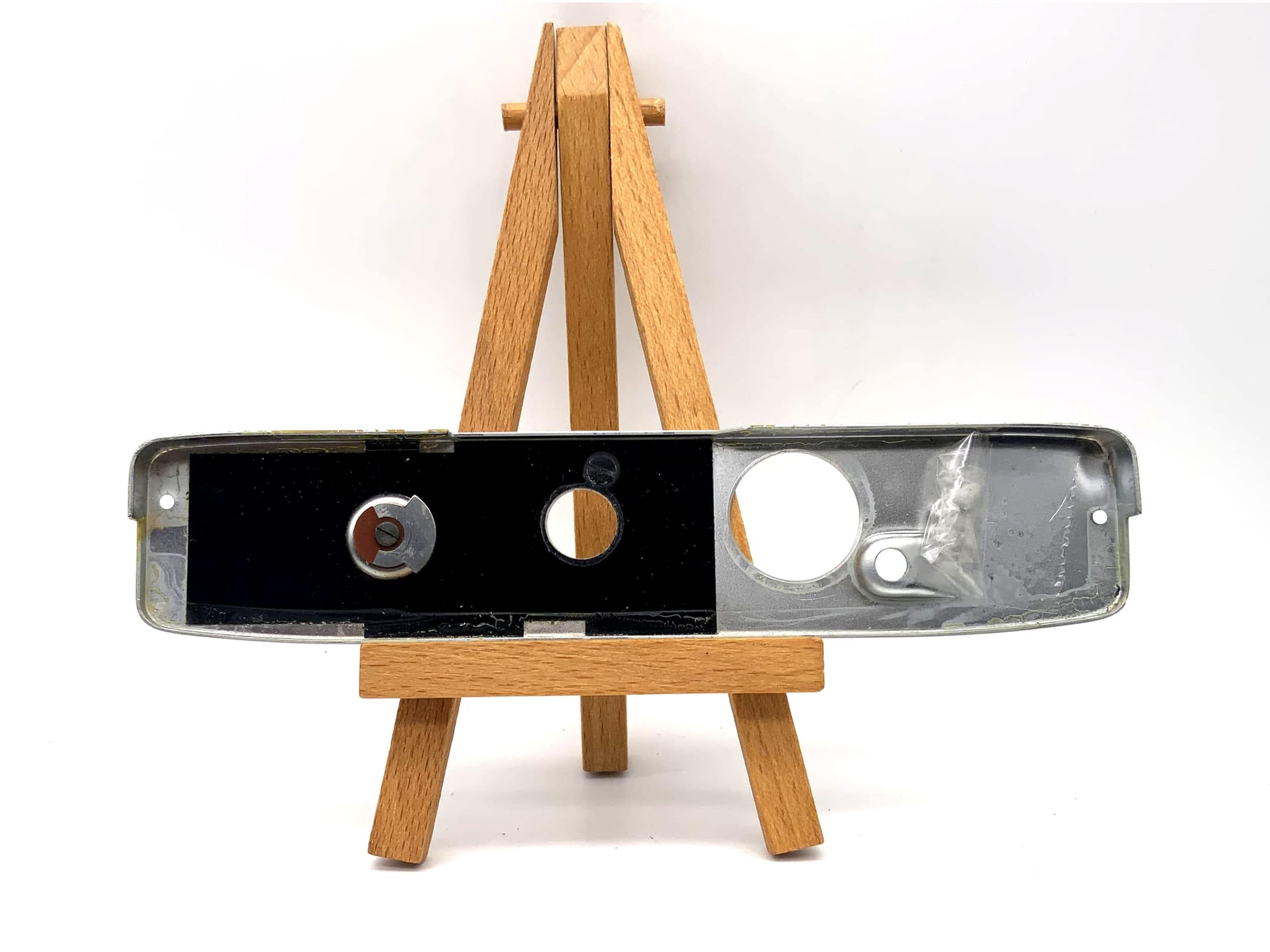 Minolta Bodenplatte SRT 100x silber Base Plate Ersatzteil