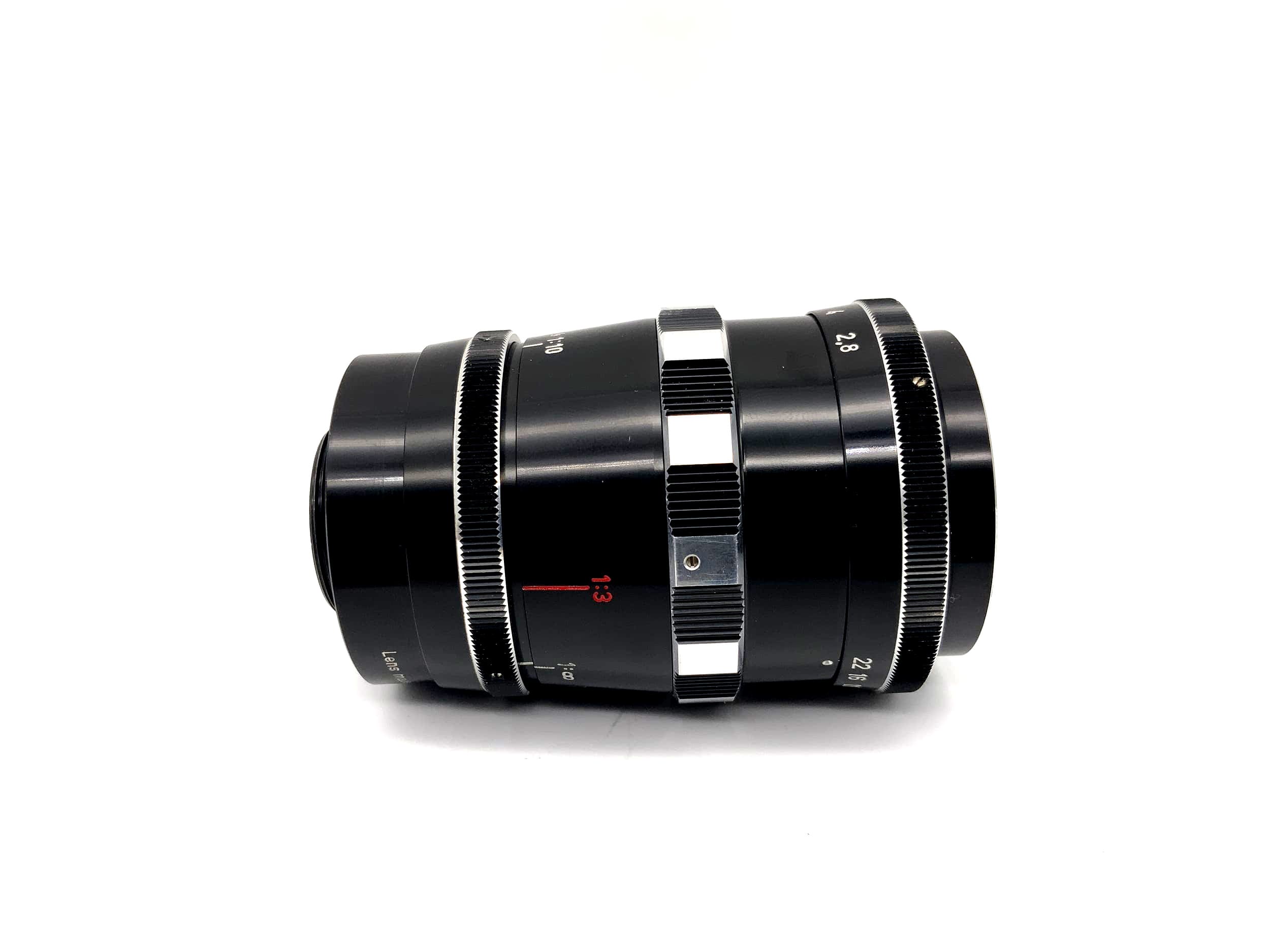 Schneider Kreuznach 75mm 1:2.8 Objektiv Makro-Tele-Xenar Zebra (C Mount Beaulieu