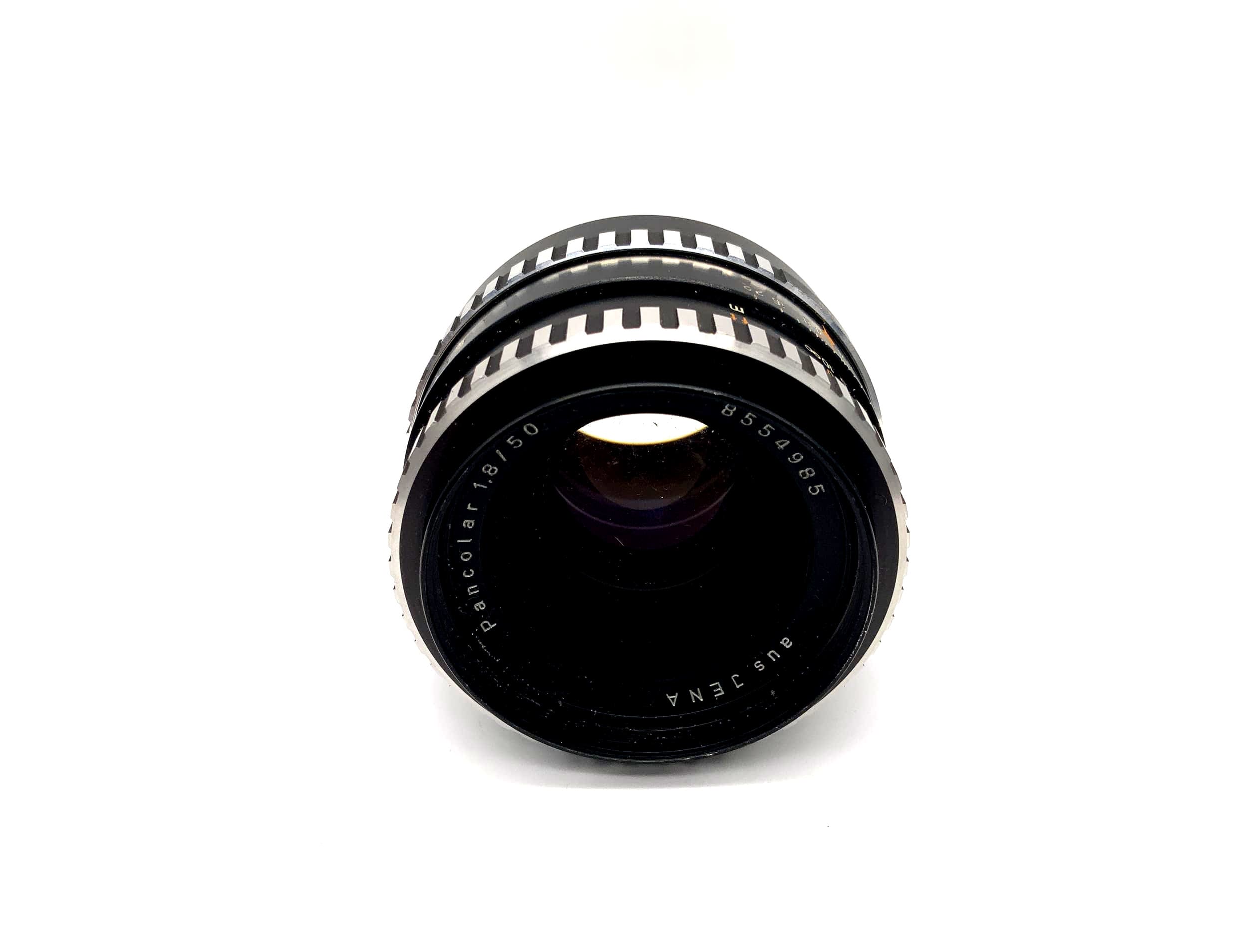 Carl Zeiss 50mm 1:1.8 Objektiv Pancolar aus Jena Zebra Kamera Camera Lens (M42)
