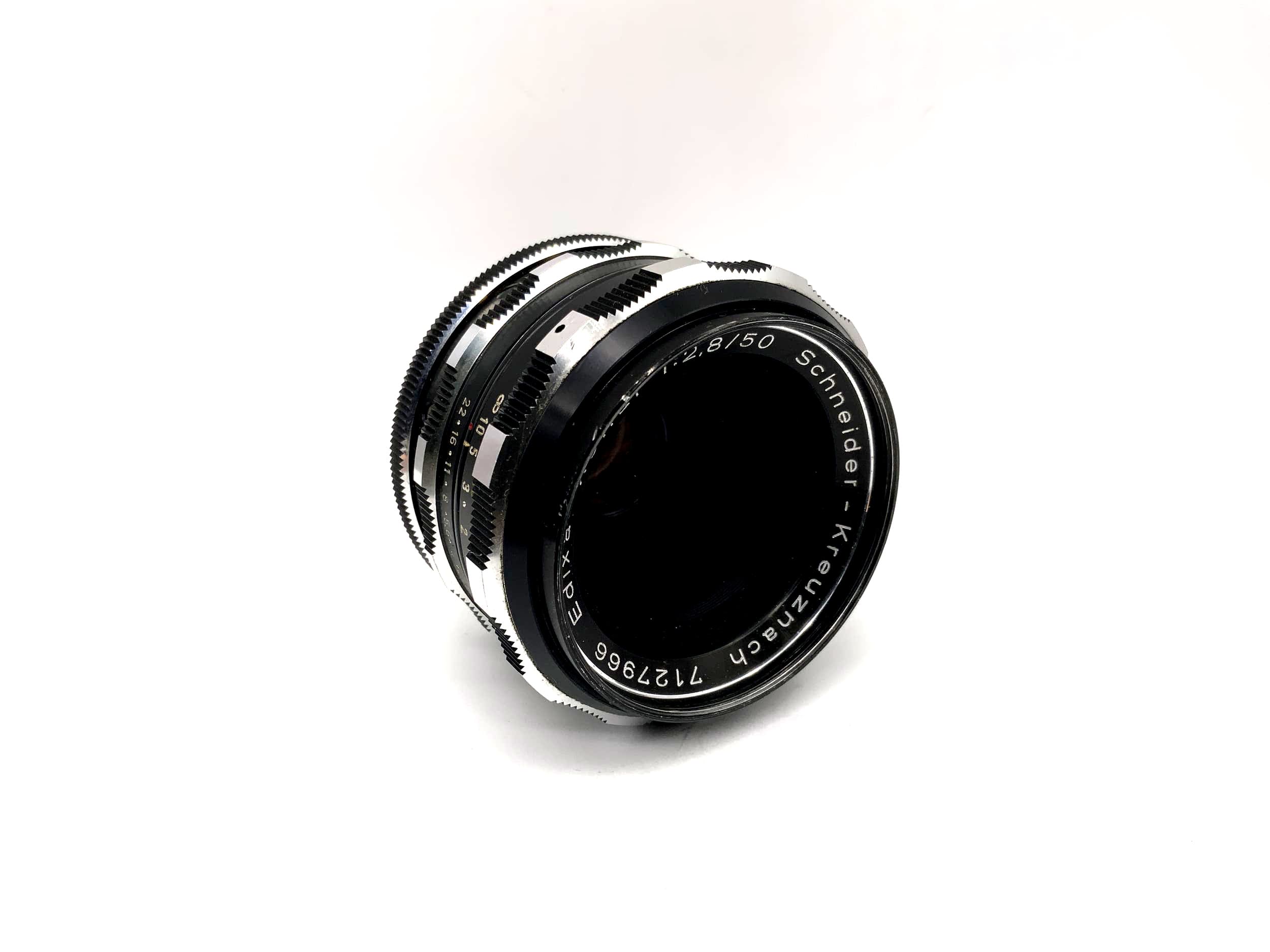 Schneider Kreuznach 50mm 1:2.8 Objektiv Edixa-Xenar Zebra Camera Lens (M42)