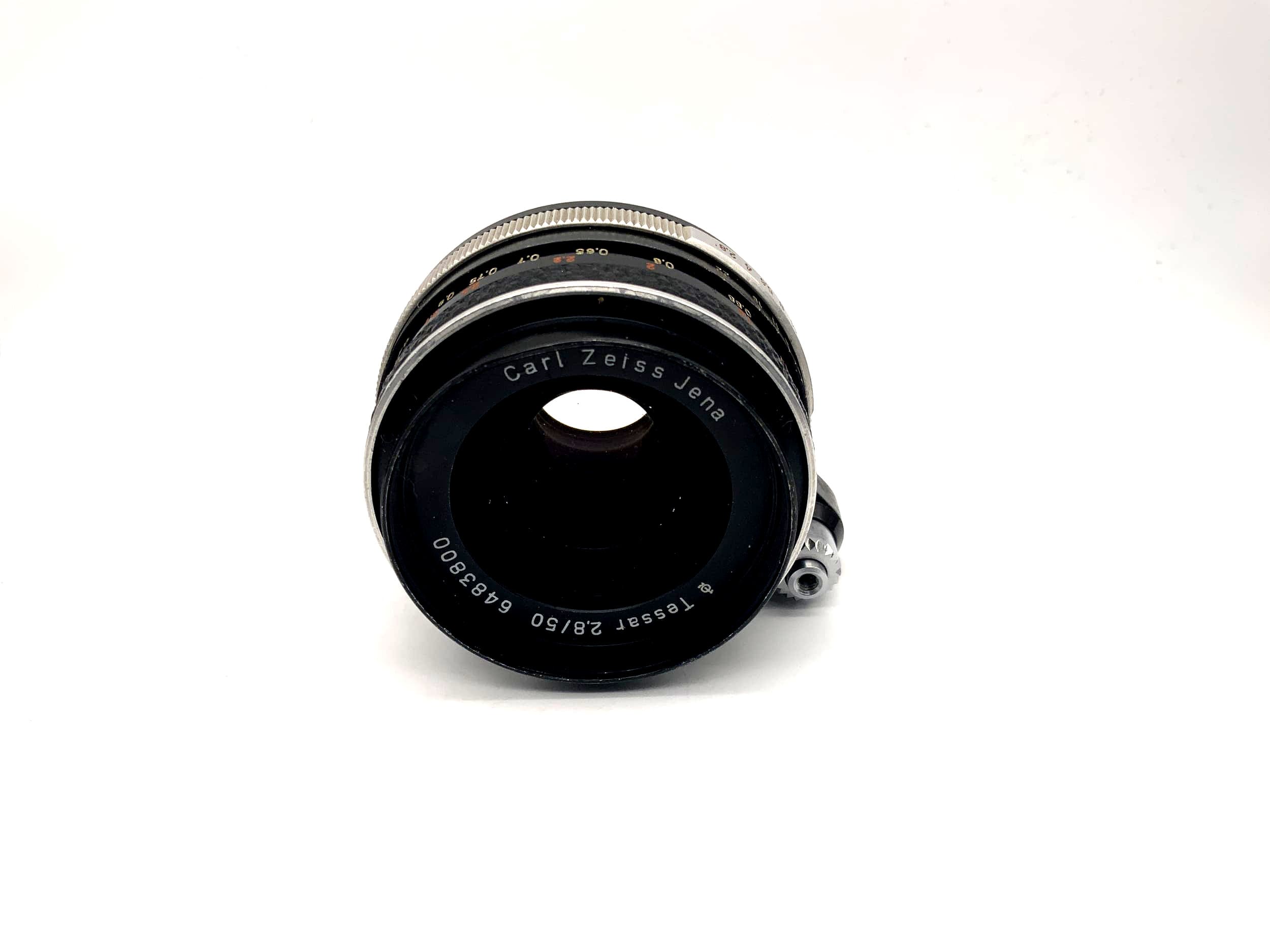 Carl Zeiss 50mm 1:2.8 Objektiv Tessar Kamera Lens (Exa)