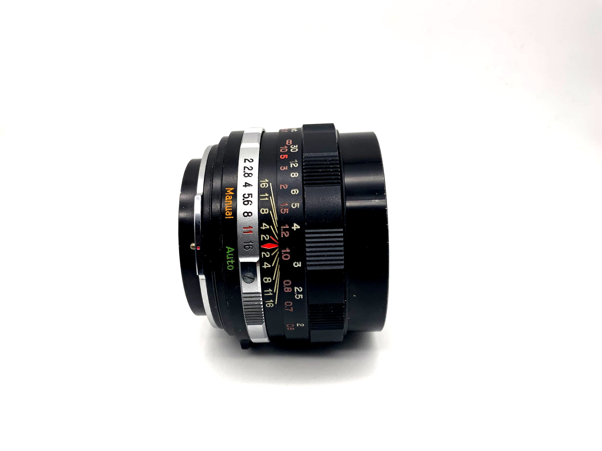 Petri 55mm 1:2 Objektiv red C.C Kamera Lens (Petri Bajonett)