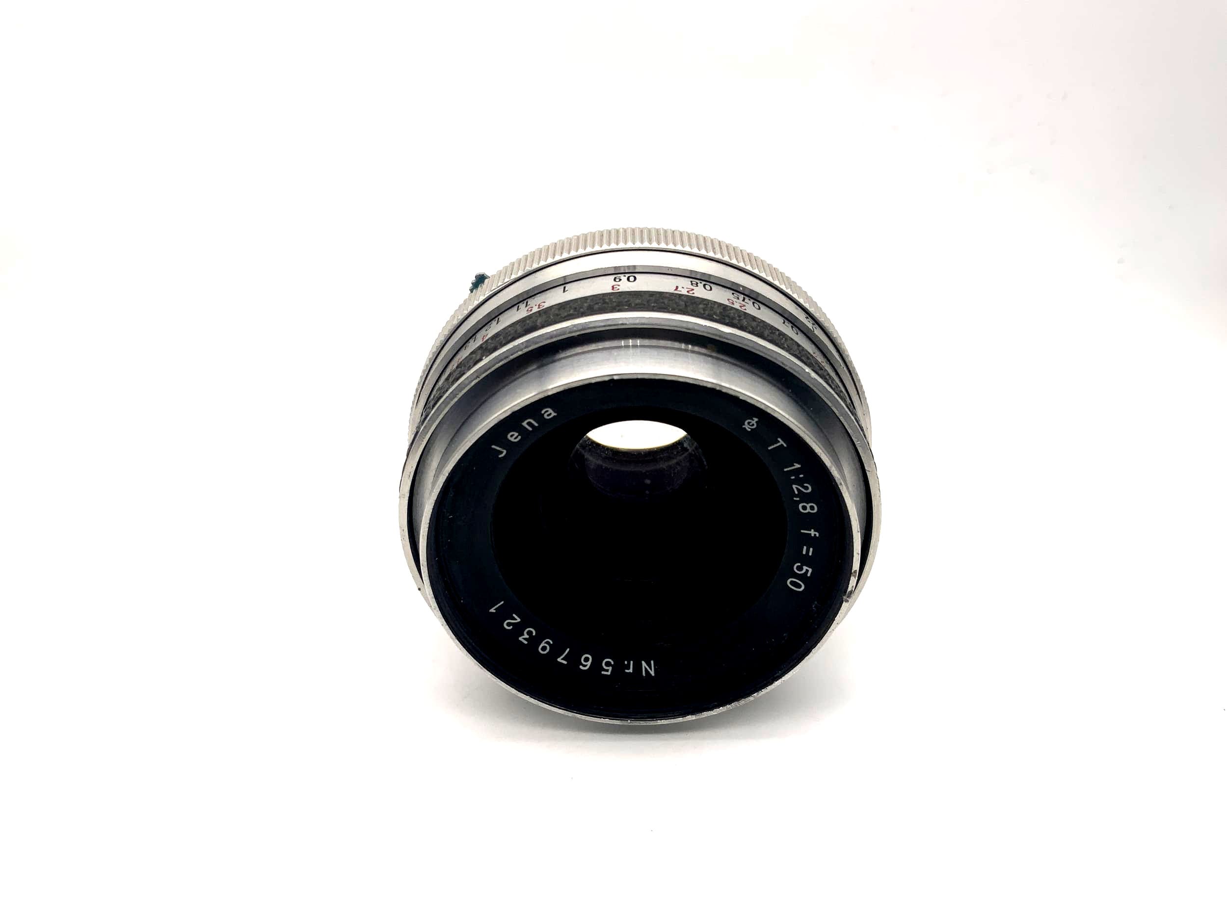 Carl Zeiss 50mm 1:2.8 Objektiv Tessar aus Jena Kamera Lens (Praktina)