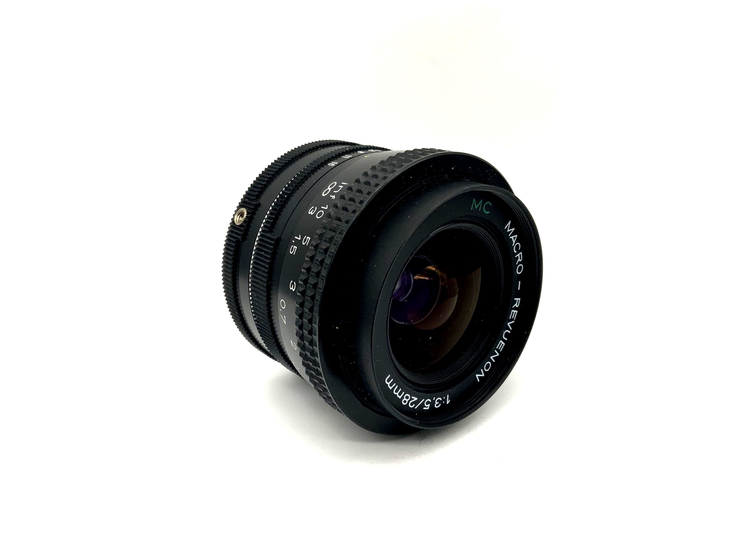 Revue 28mm 1:3.5 Objektiv MC Macro-Revuenon Kamera Camera Lens (M42)