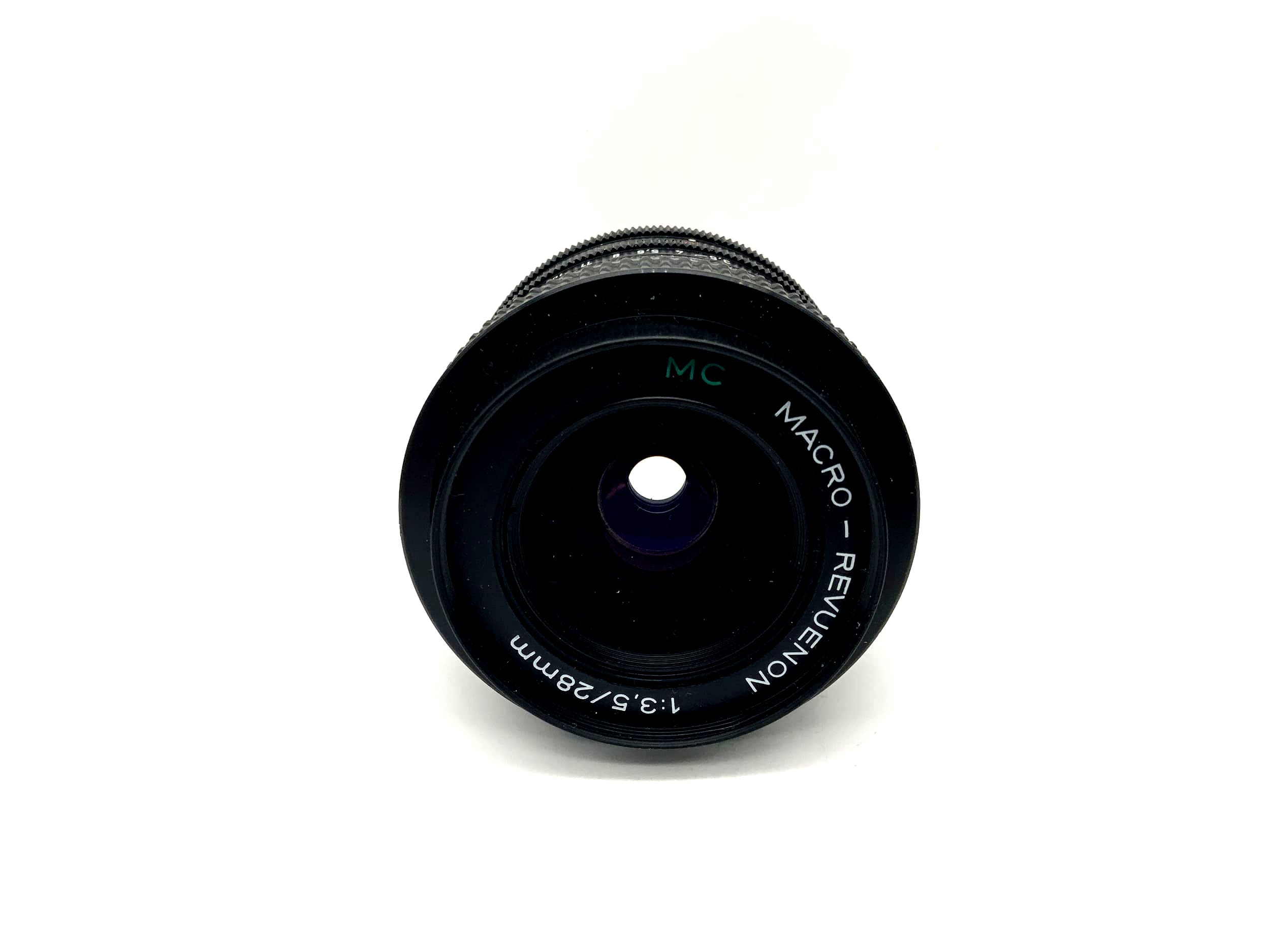 Revue 28mm 1:3.5 Objektiv MC Macro-Revuenon Kamera Camera Lens (M42)