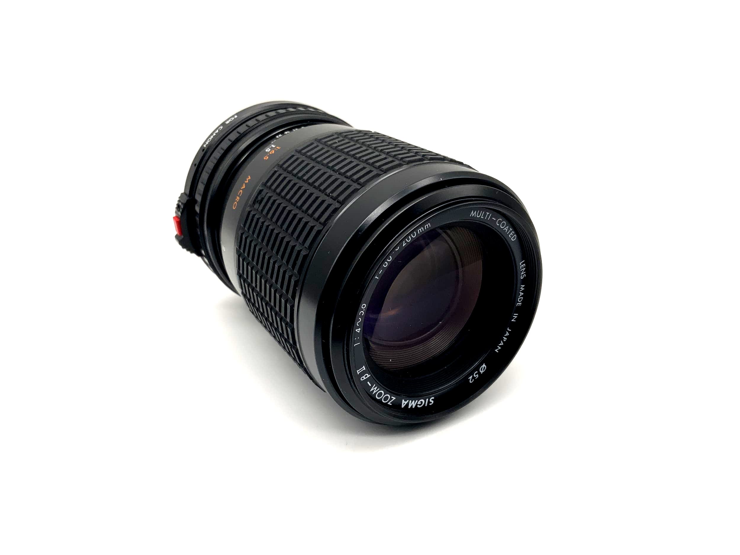 Sigma 60-200mm 1:4-5.6 Objektiv Zoom-ß II Multi-Coated Camera Lens (Canon FD)