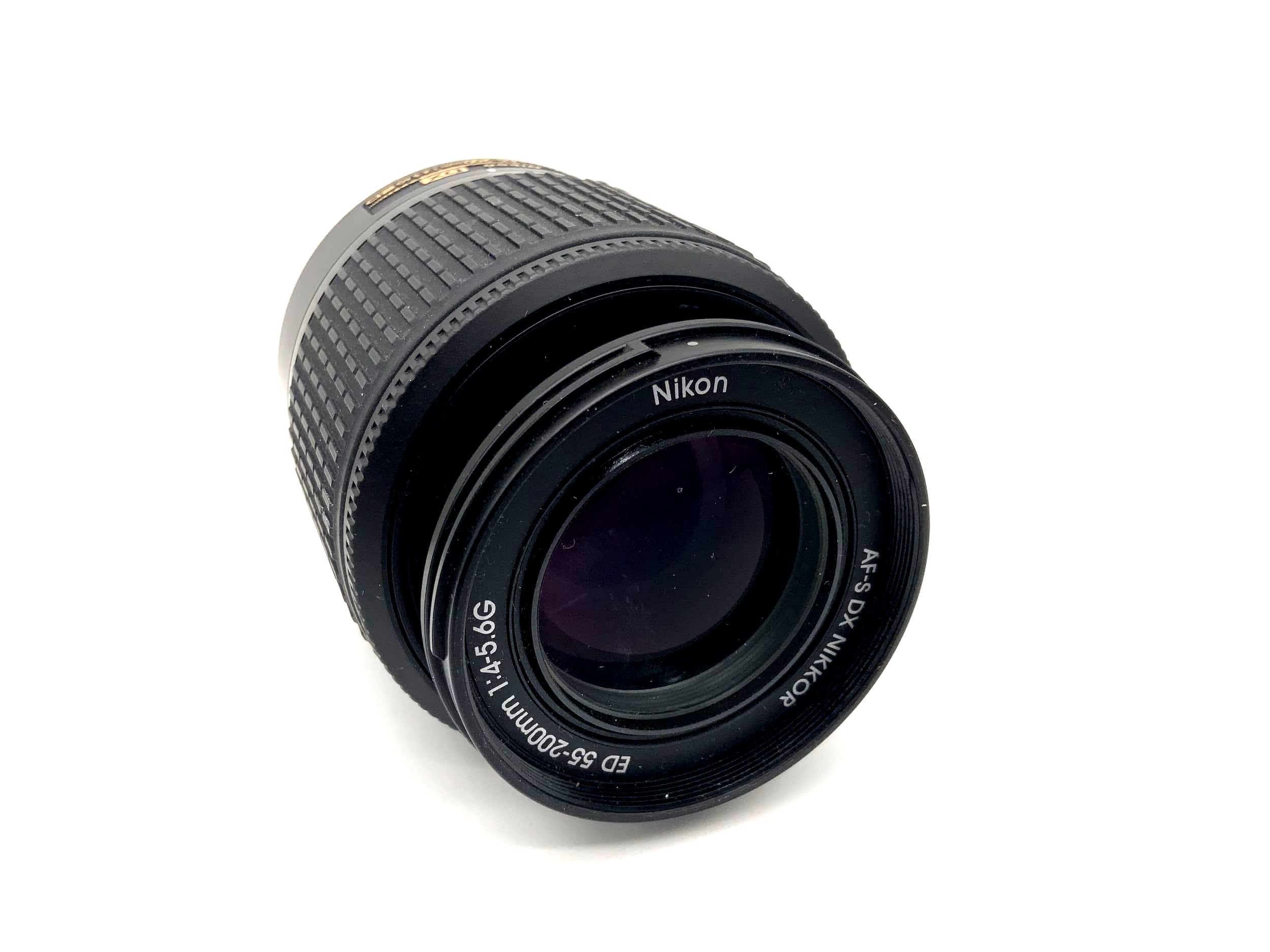 Nikon 55-200mm 1:4-5.6G Objektiv DX Nikkor Kamera Lens Teleobjektiv (Nikon AF-S)