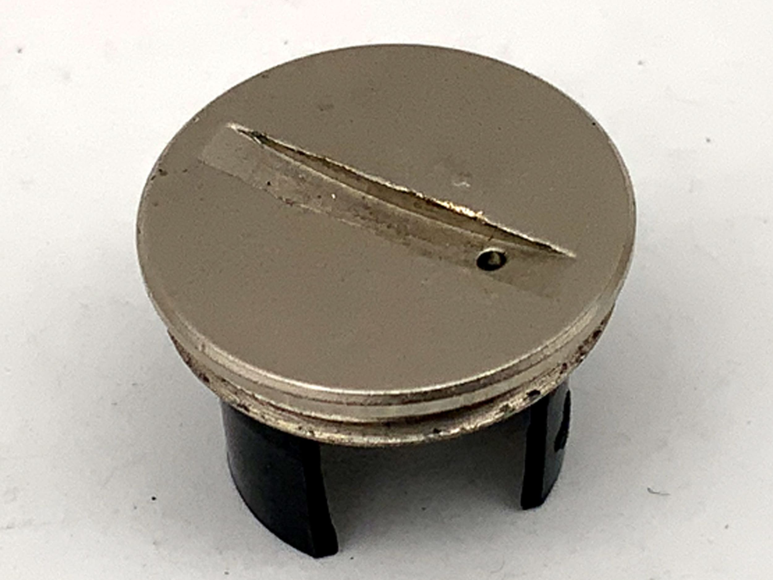 Ricoh KR-10 super Batteriedeckel silber Deckel