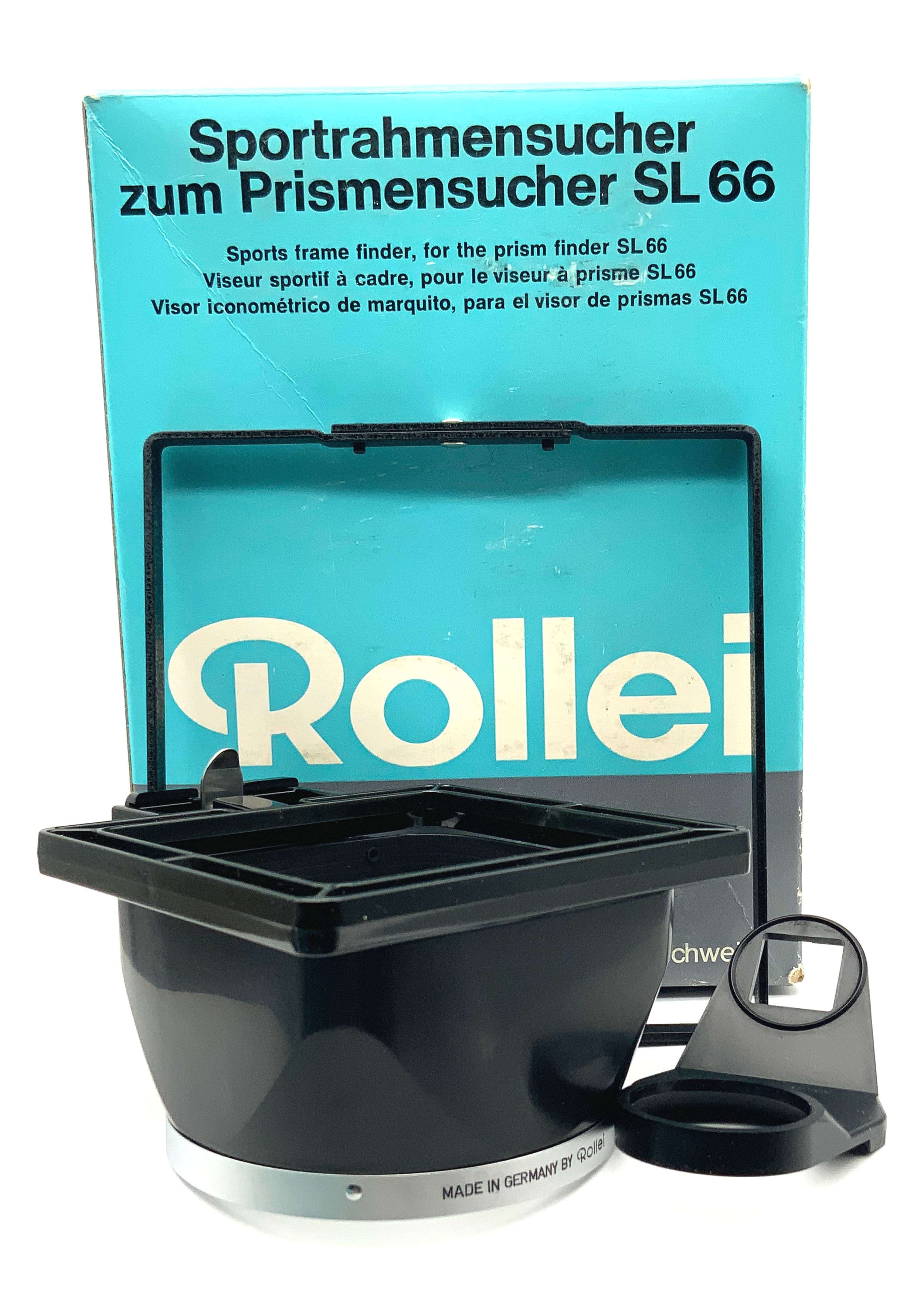 Rollei LXREW Sportrahmensucher mit Gegenlichtblende für SL66 Sucher 80-250mm