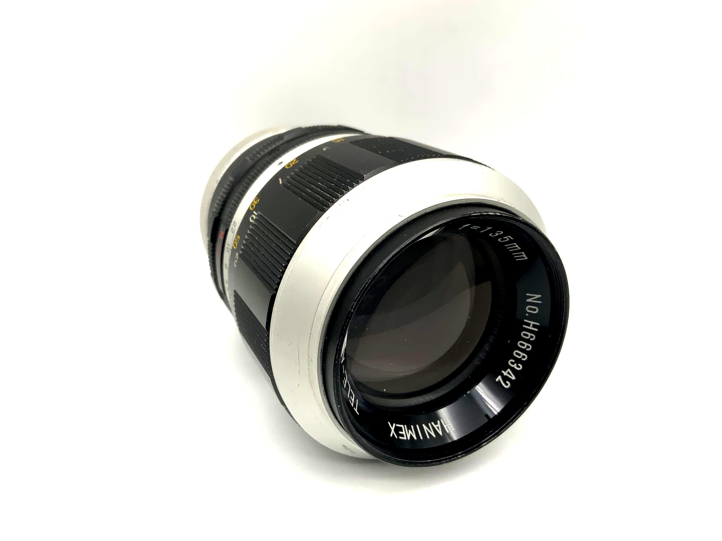 Hanimex 135mm 1:3.5 Objektiv Tele Auto Kamera Camera Lens (M42)