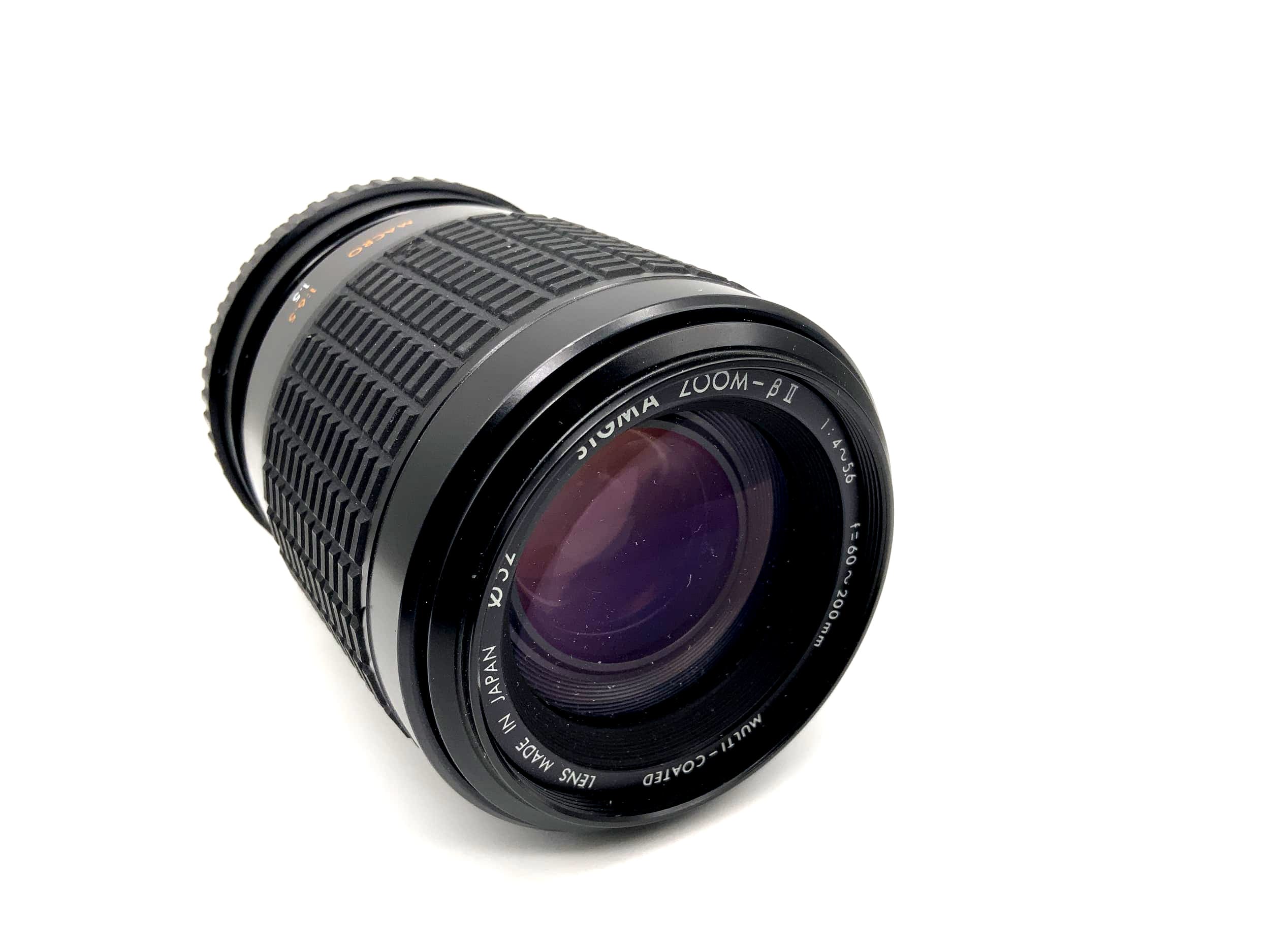 Sigma 60-200mm 1:4-5.6 Objektiv Multi Coated Zoom-ß II Kamera Lens (Pentax K)