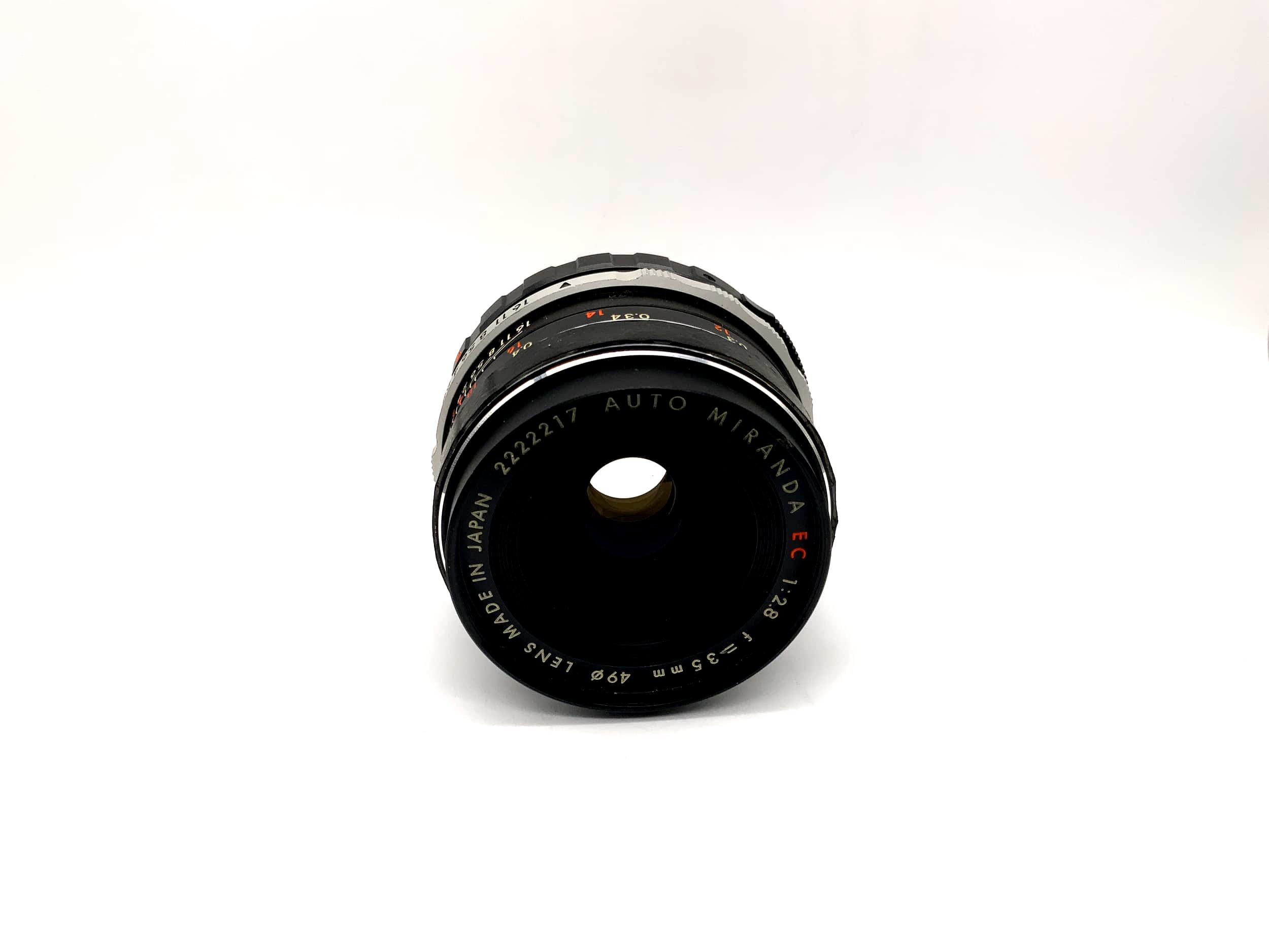 Miranda 35mm 1:2.8 Objektiv Auto EC Kamera Camera Lens (Miranda Mount)