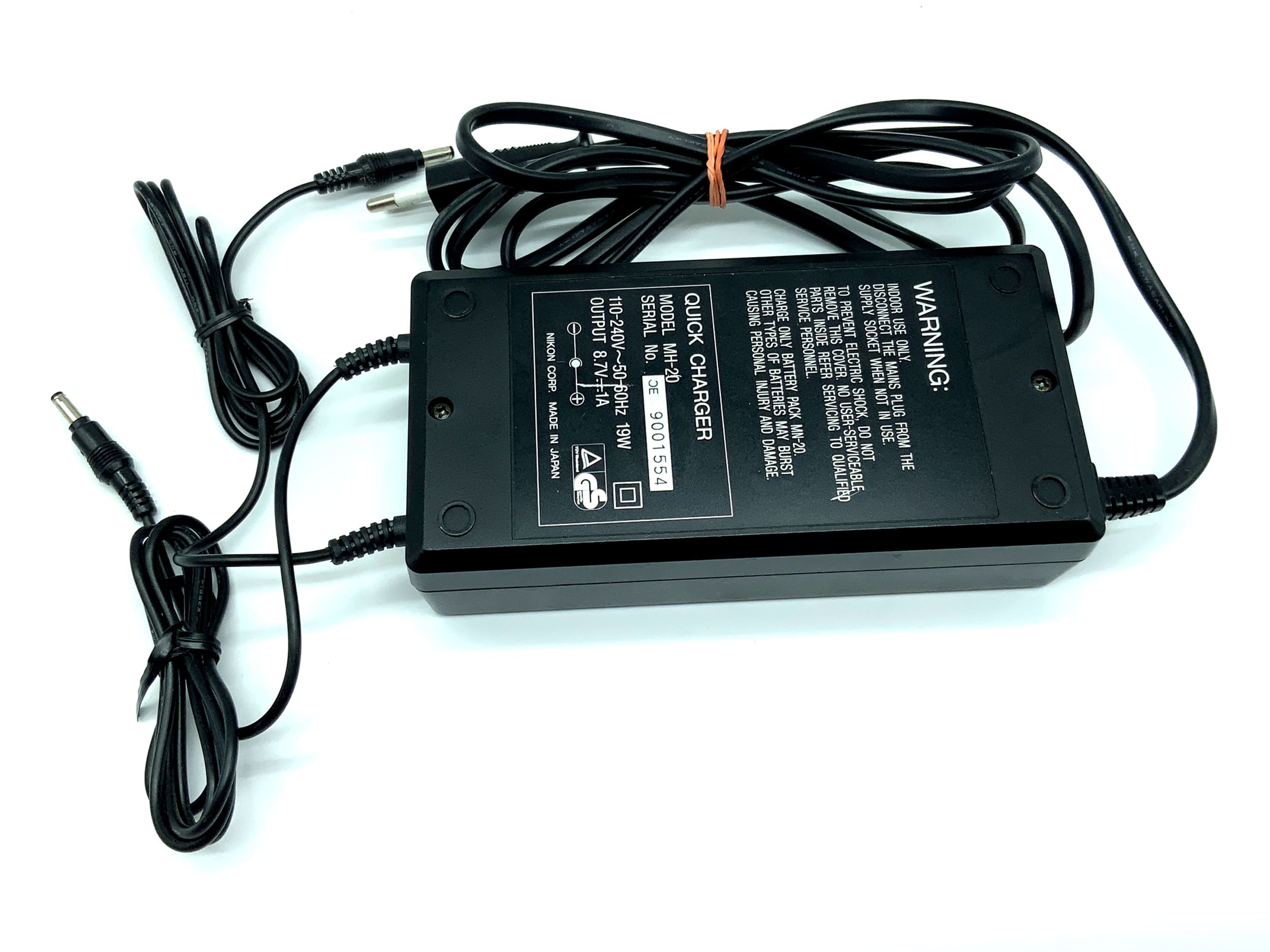 Nikon MH-20 Ladegerät EN‑EL4|EN‑EL4a Battery Charger Power Adaptor