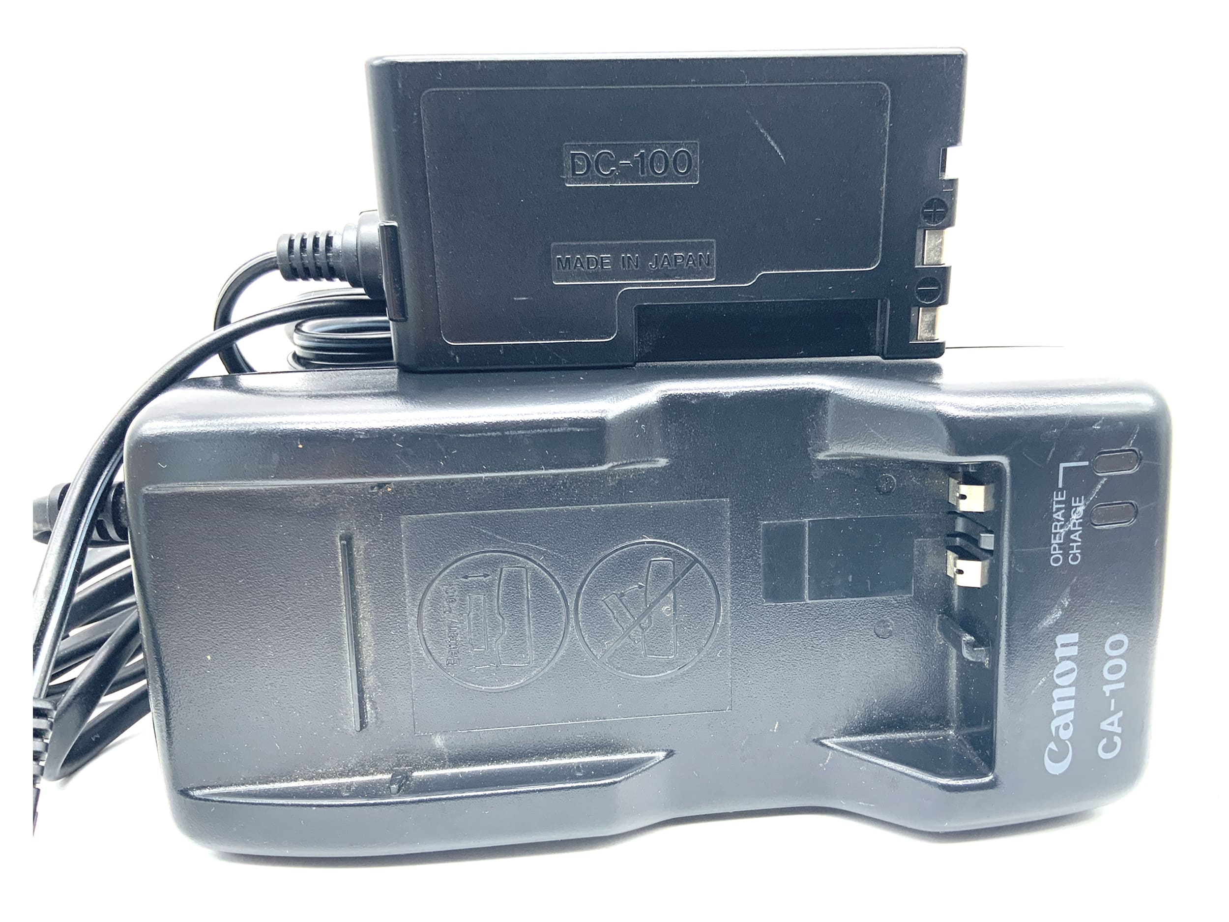 Canon CA-100 mit DC-100 Ladegerät BP-E77K Battery Charger Power Adaptor