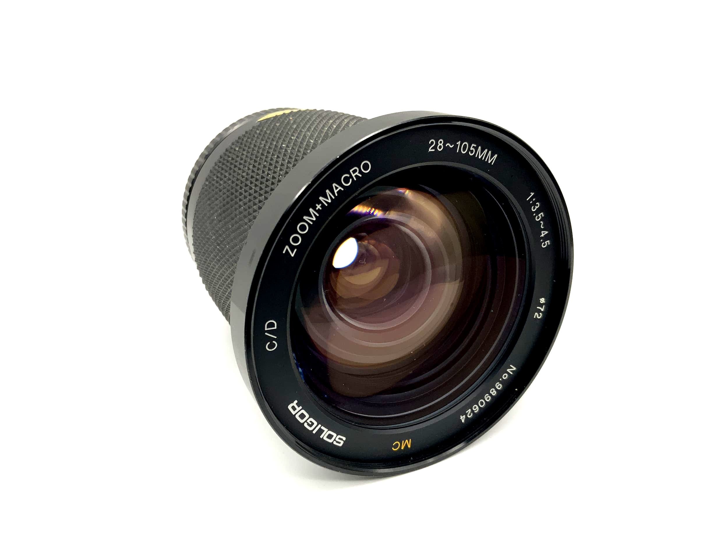 Soligor 28-105mm 1:3.5-4.5 Objektiv MC C/D Zoom+Macro Kamera Camera Lens (M42)