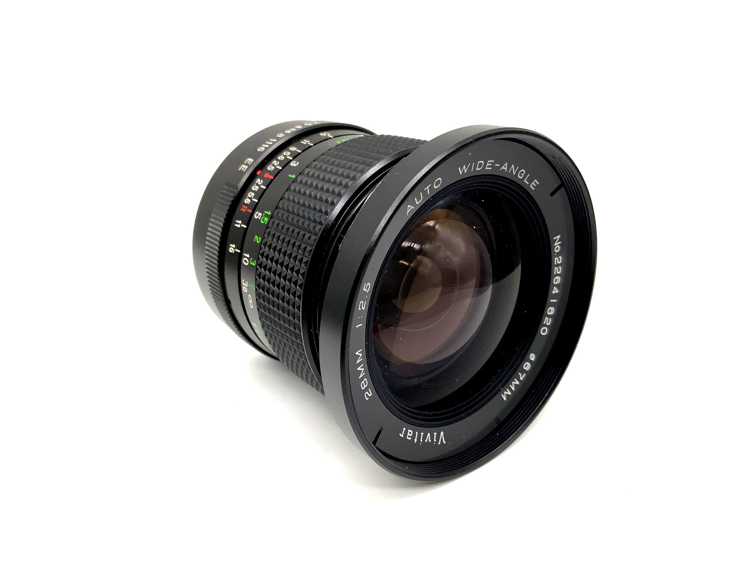 Vivitar 28mm 1:2.5 Objektiv Auto Wide Angle K/AR Kamera Camera Lens (Konica AR)