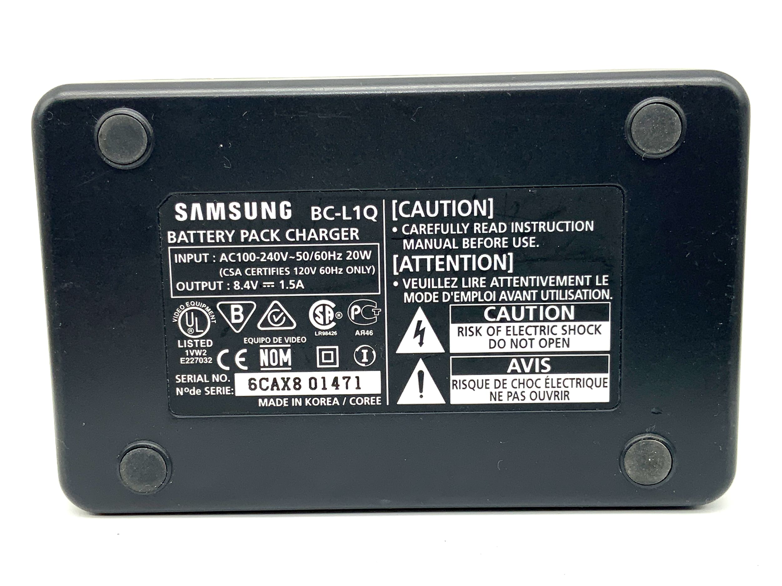 Samsung BC-L1Q Ladegerät SB-L110 Battery Charger Power Adaptor