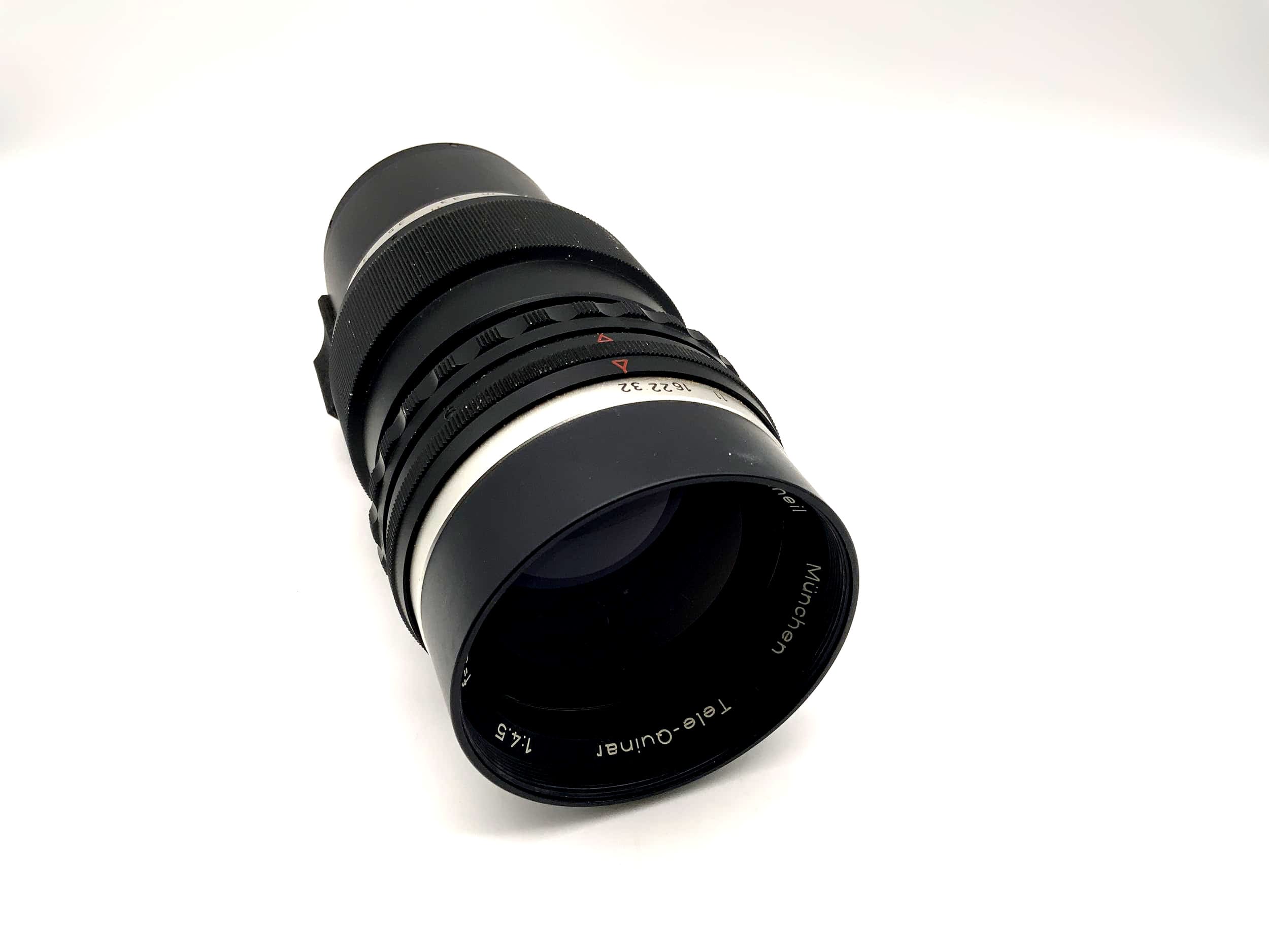 Steinheil München 300mm 1:4.5 Objektiv Tele-Quinar Kamera Camera Lens (M42)