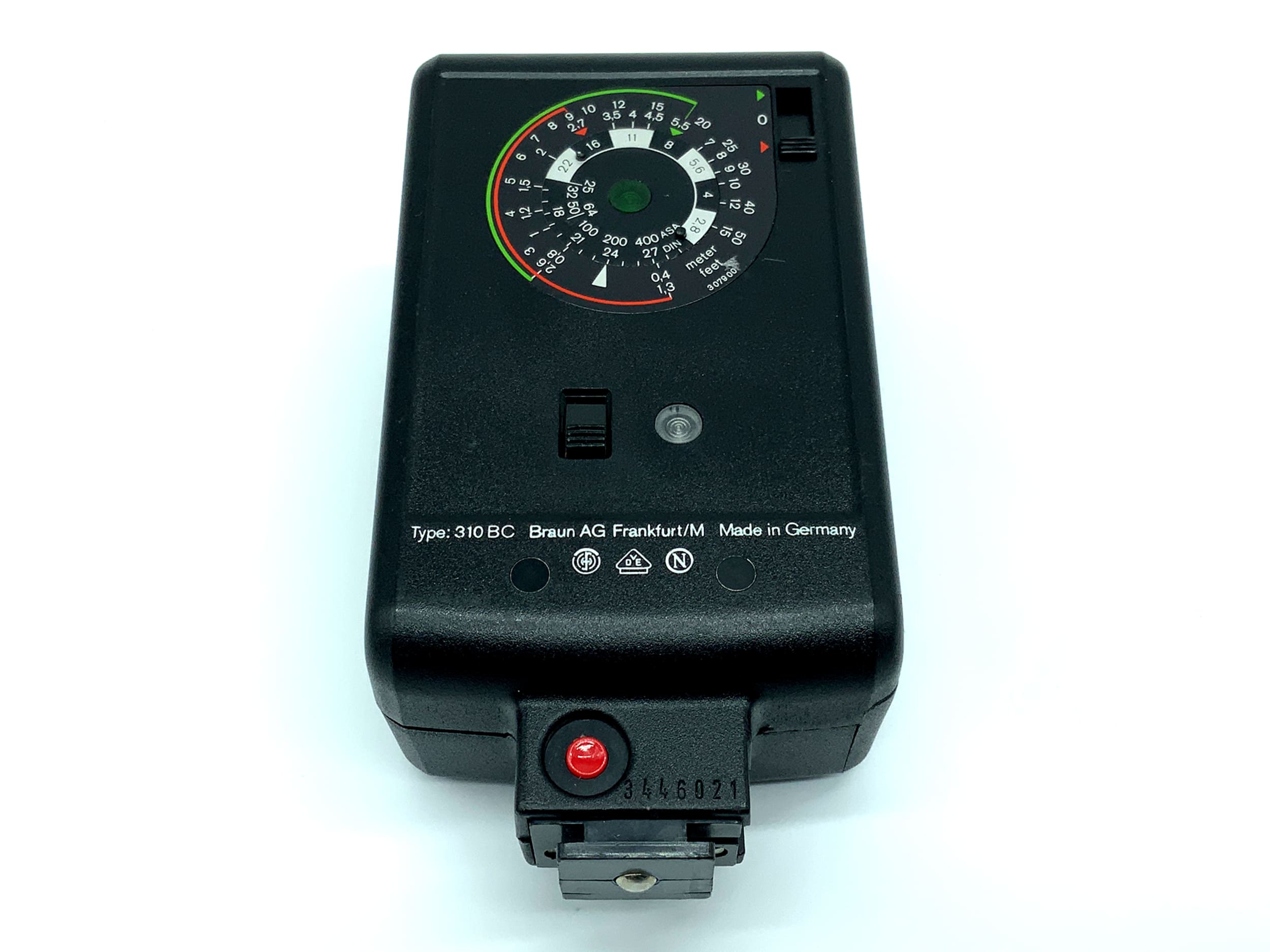 Braun 310 BC Blitzgerät universal Mittelkontakt Kamera Blitz Flash