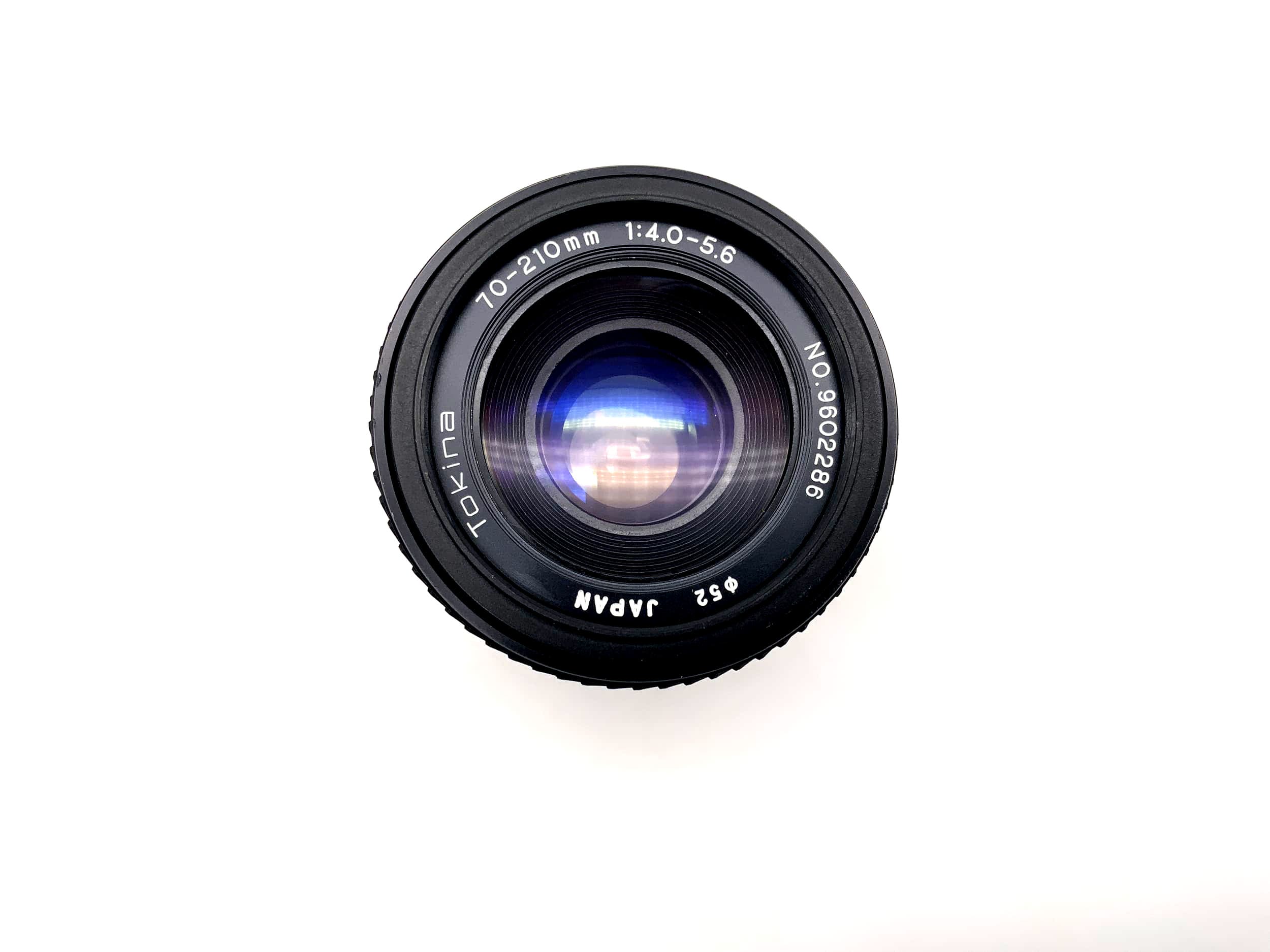 Tokina 70-210mm 1:4.0-5.6 Objektiv Kamera Camera Lens (Minolta MD)