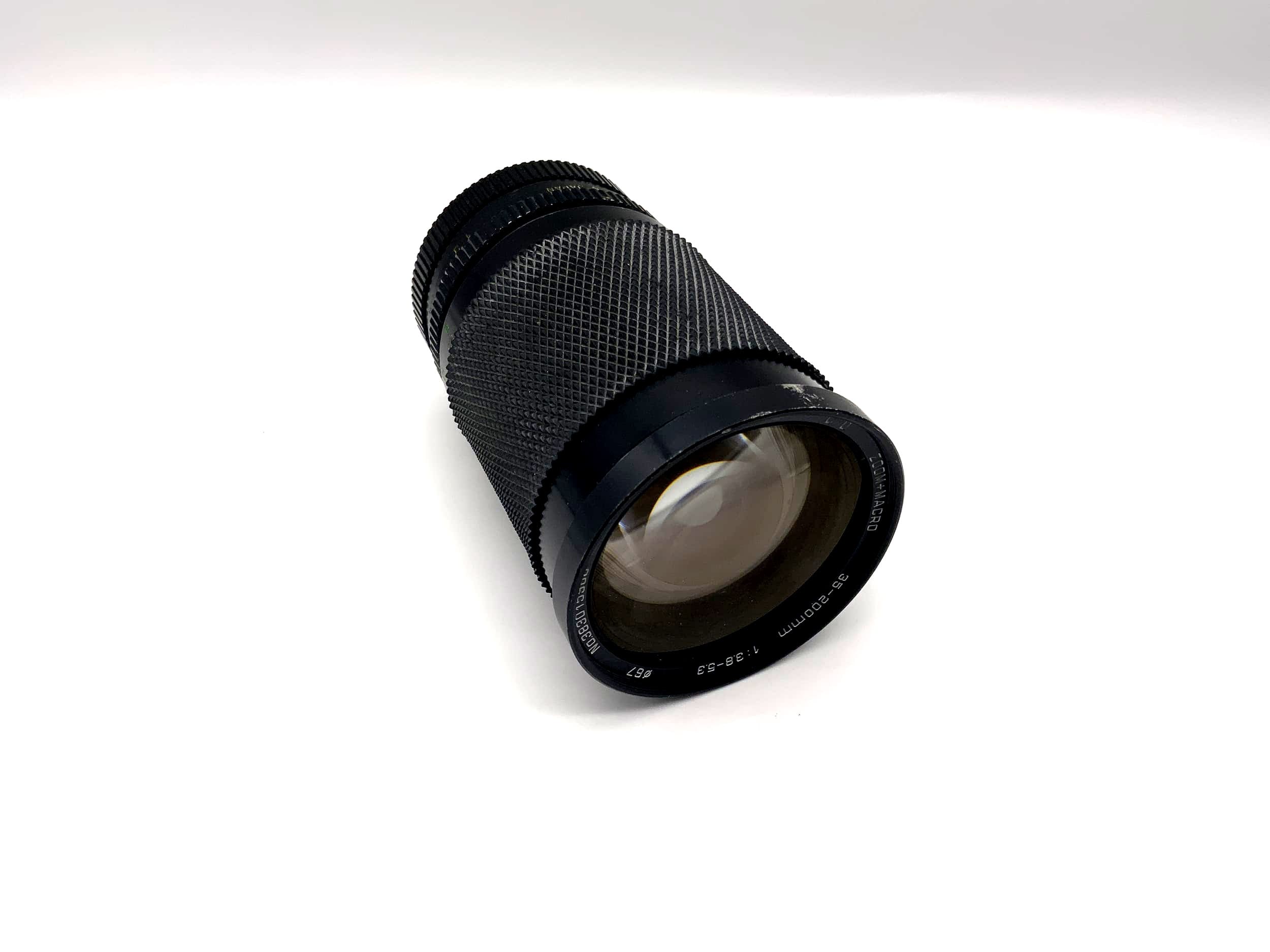 Soligor 35-200mm 1:3,8-5,3 Objektiv C/D Zoom + Macro MC Lens (Minolta MD)